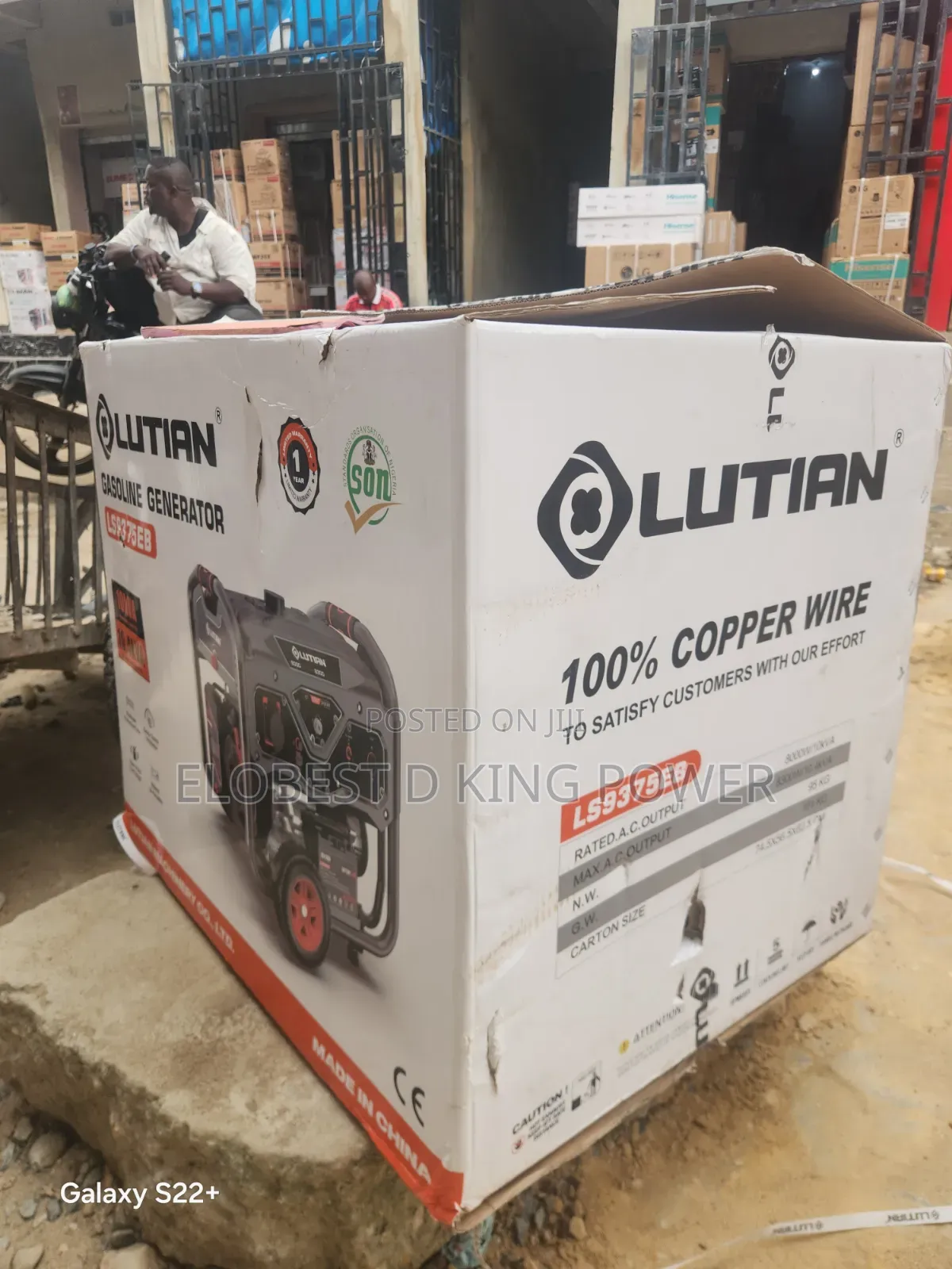 10.5KVA Lutian Generator 100% Pure Copper Key Start 2 Years Warranty