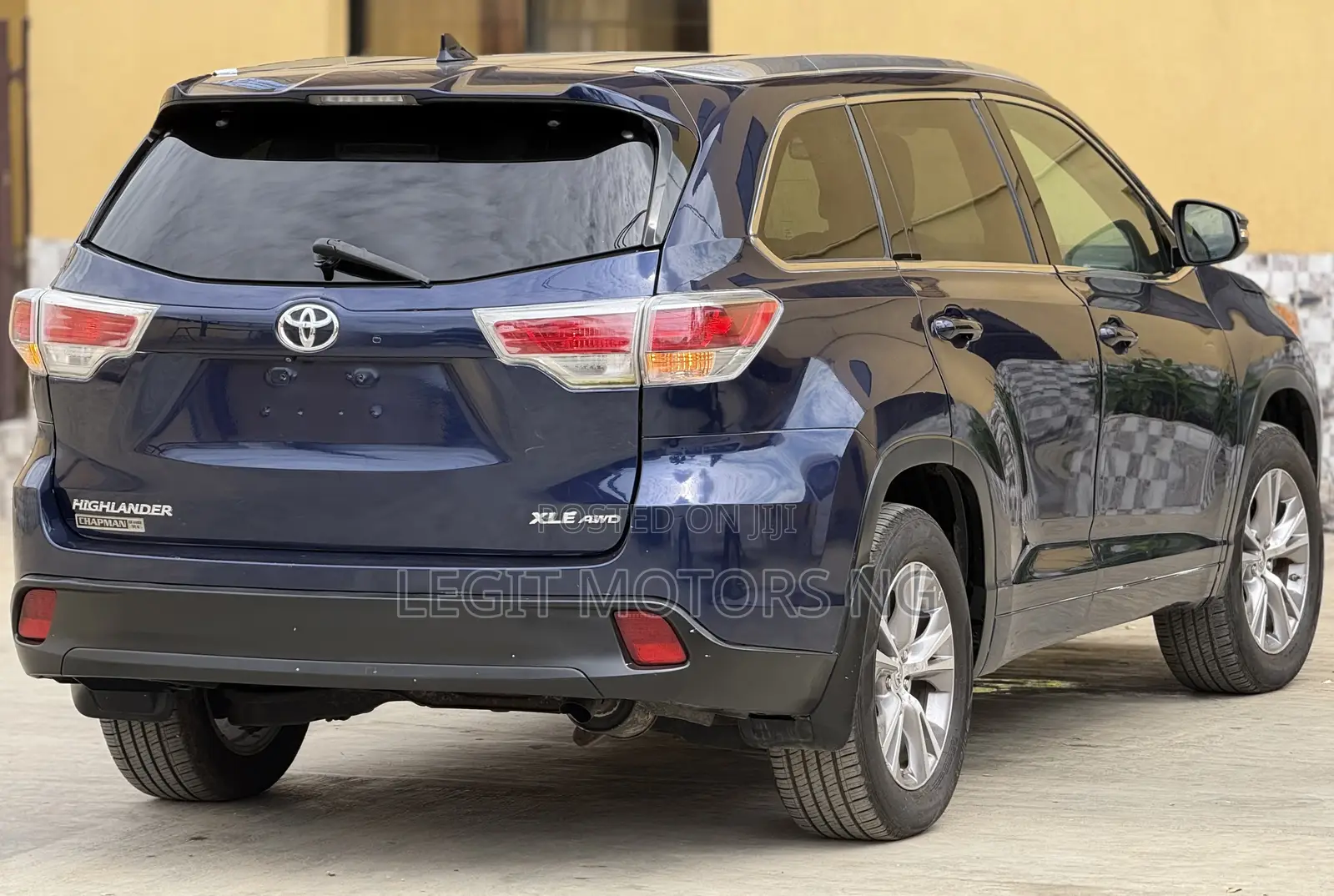 Toyota Highlander XLE V6 4x4 (3.5L 6cyl 6A) 2016 Black