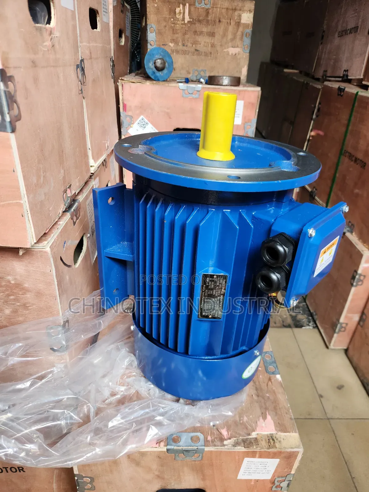 Electric Motor 4kw/5.5hp Flange High Speed 2900rpm 380v