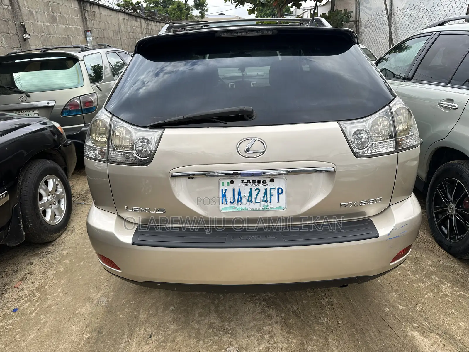 Lexus RX 2007 Gold