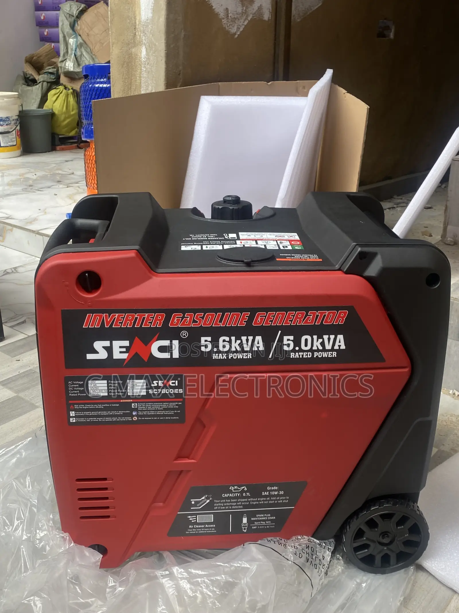 SENCI 5.6KVA Petrol Inverter Generator