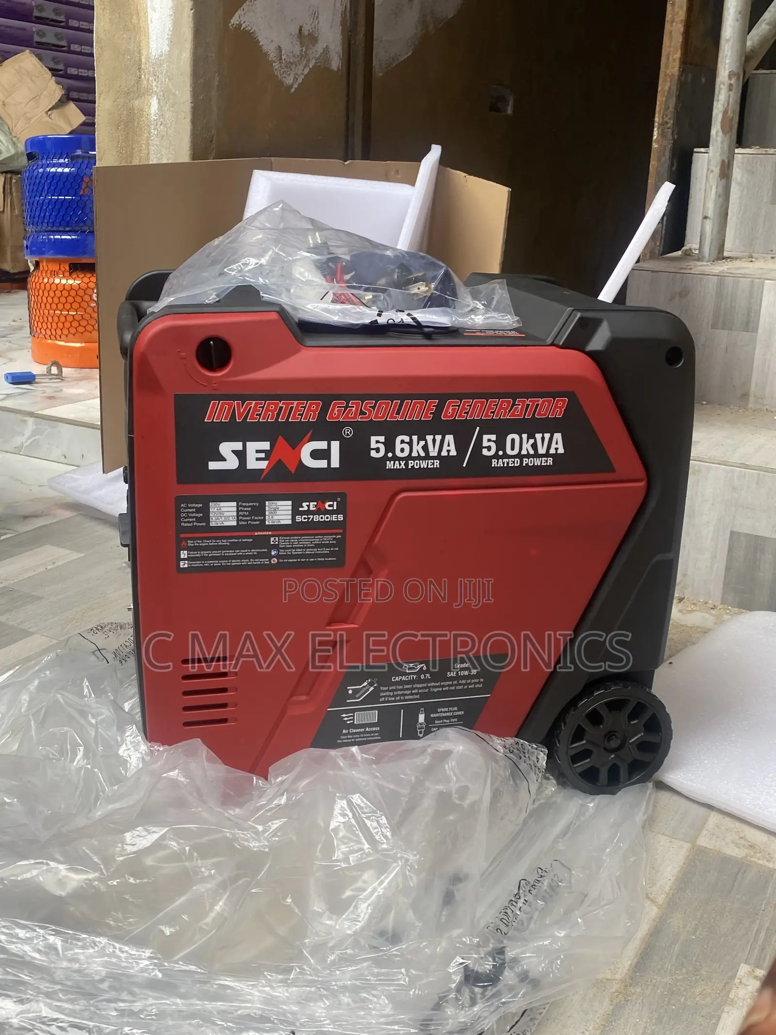 SENCI 5.6KVA Soundproof Inverter Generator