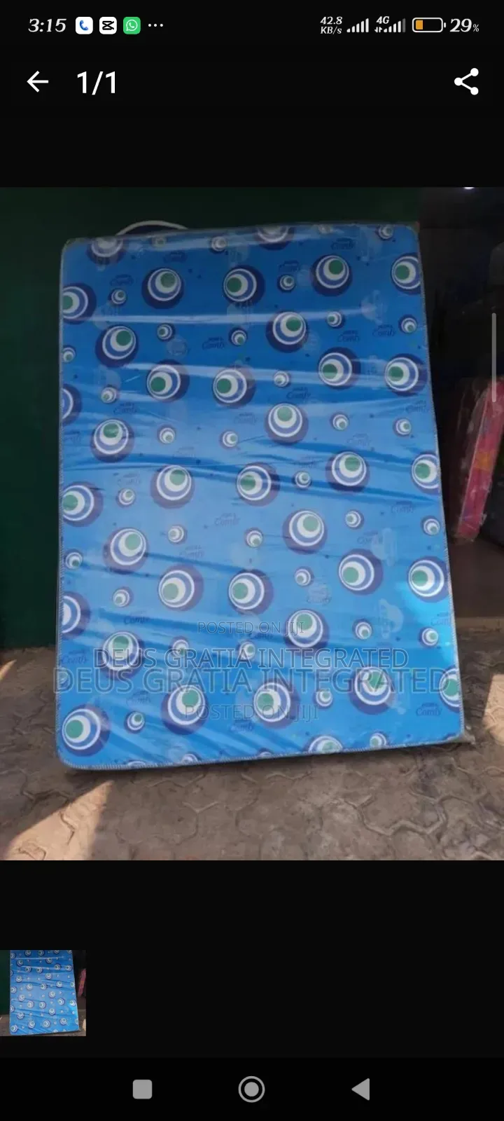 Mouka Foam Mattress for Bunk Bed 3x6 Wholesale Moq 10