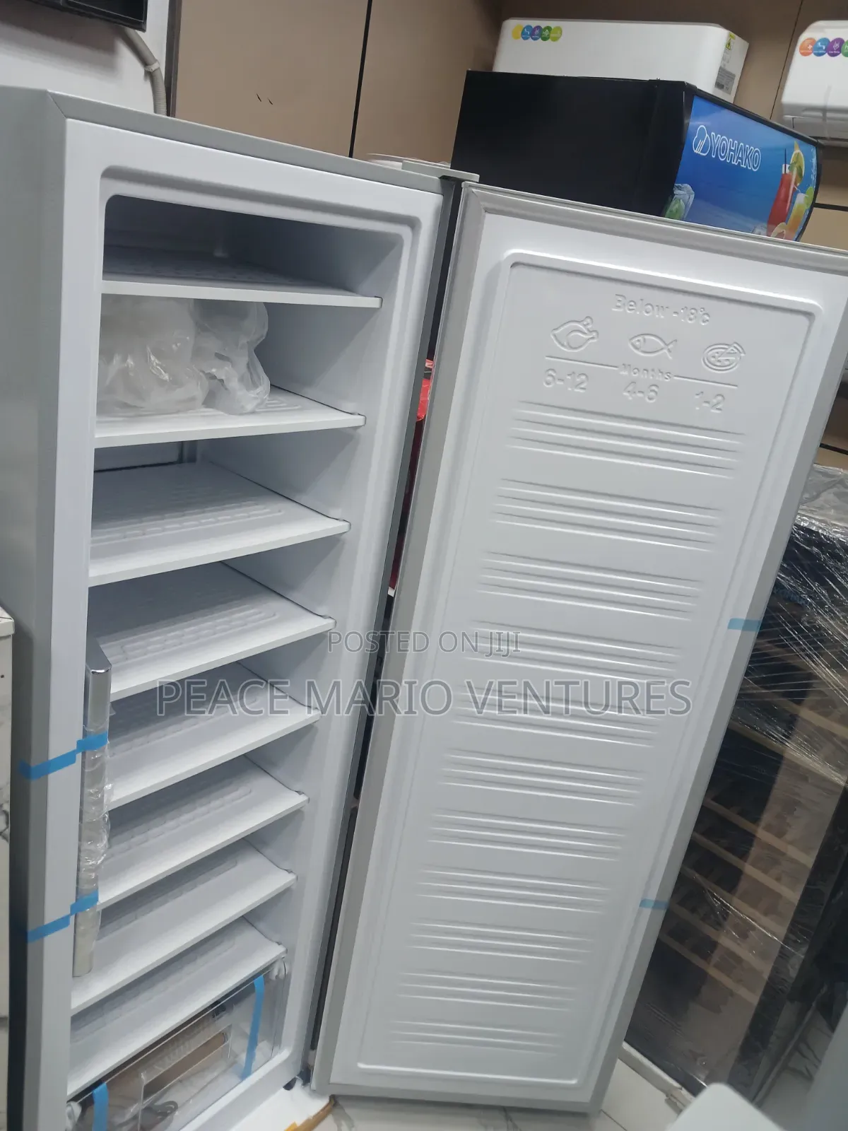 Yohako Solar 258litres Upright Freezer, 8staps With 2years Warranty