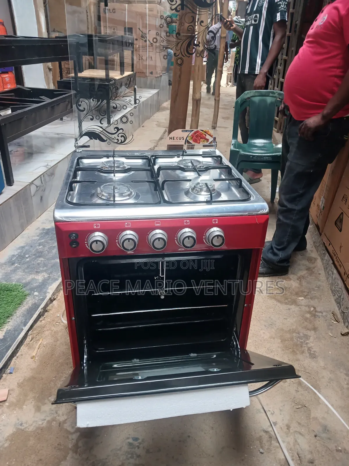 Nexus 60by60 4burner Gas Cooker With Oven and Grill 2years Warranty
