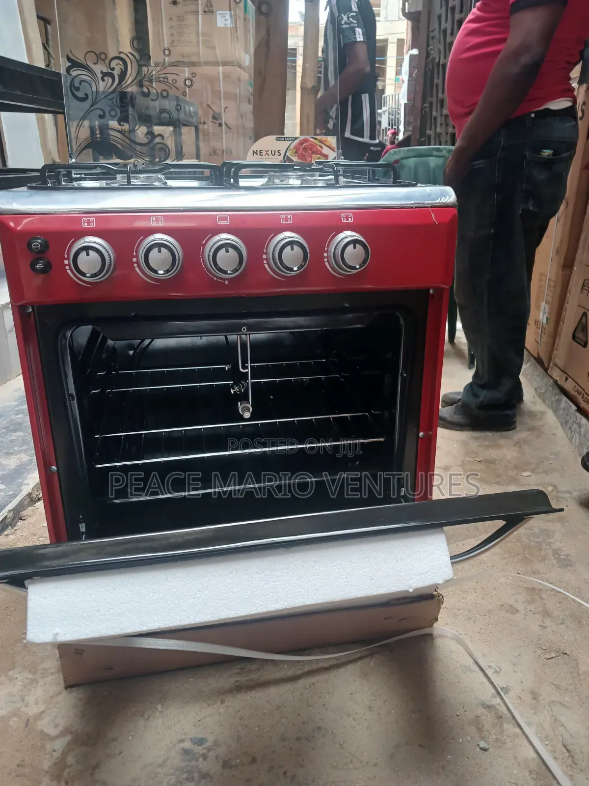 Nexus 60by60 4burner Gas Cooker With Oven and Grill 2years Warranty