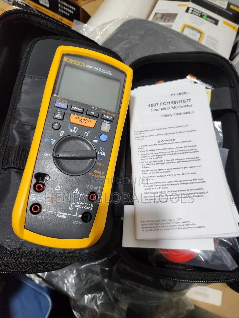 Fluke 1587 Fc Insulation Multimeter