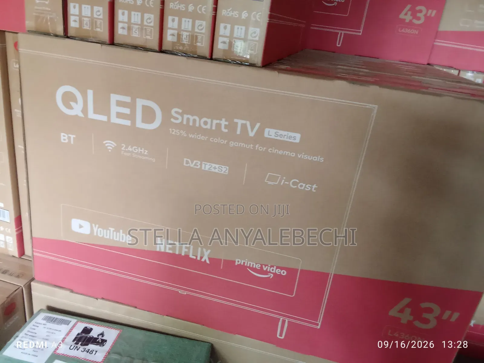 43 Inches Digital Smart TV, for Netflex, Utube and Facebook