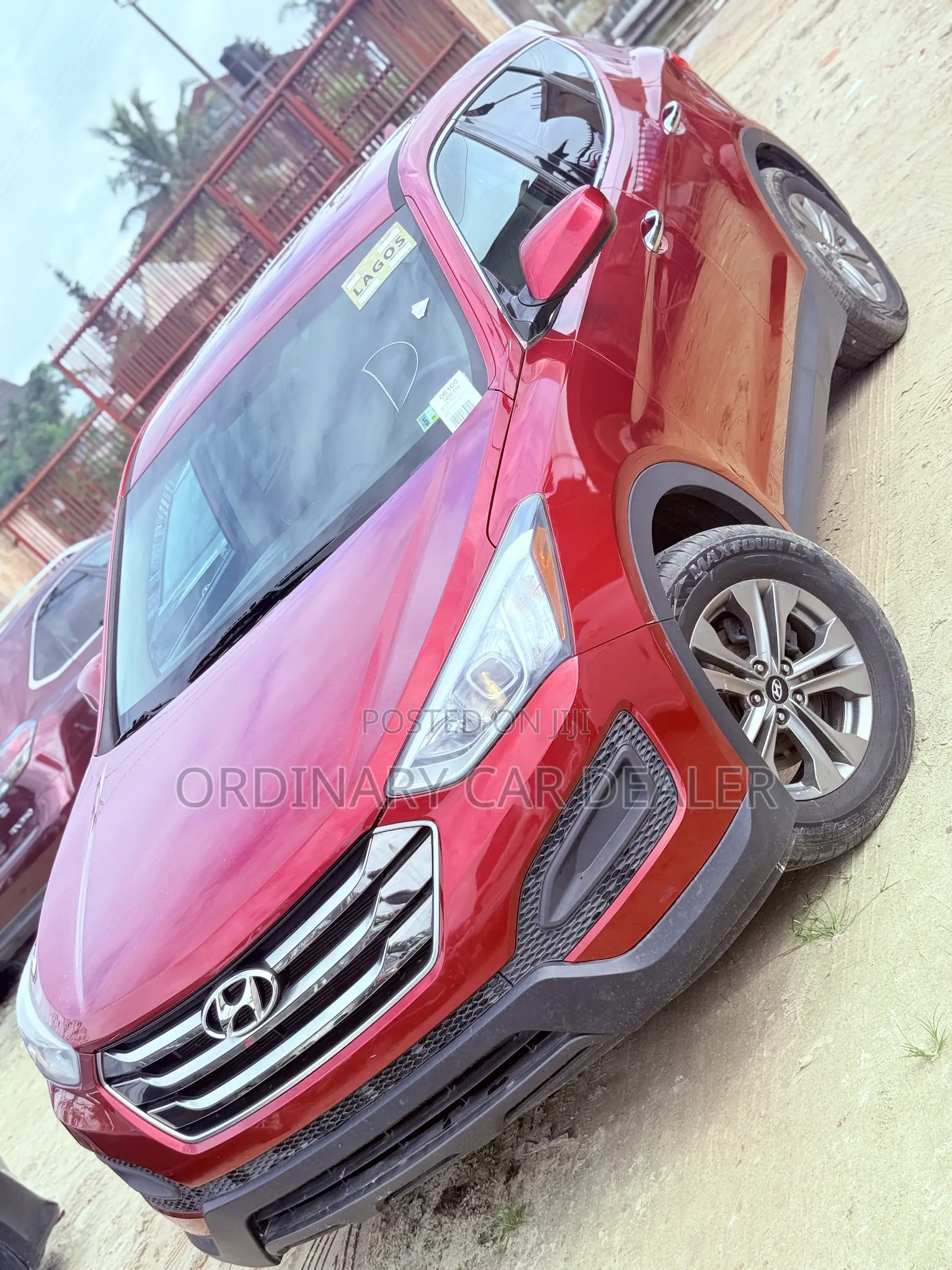 Hyundai Santa Fe SE AWD 2016 Red