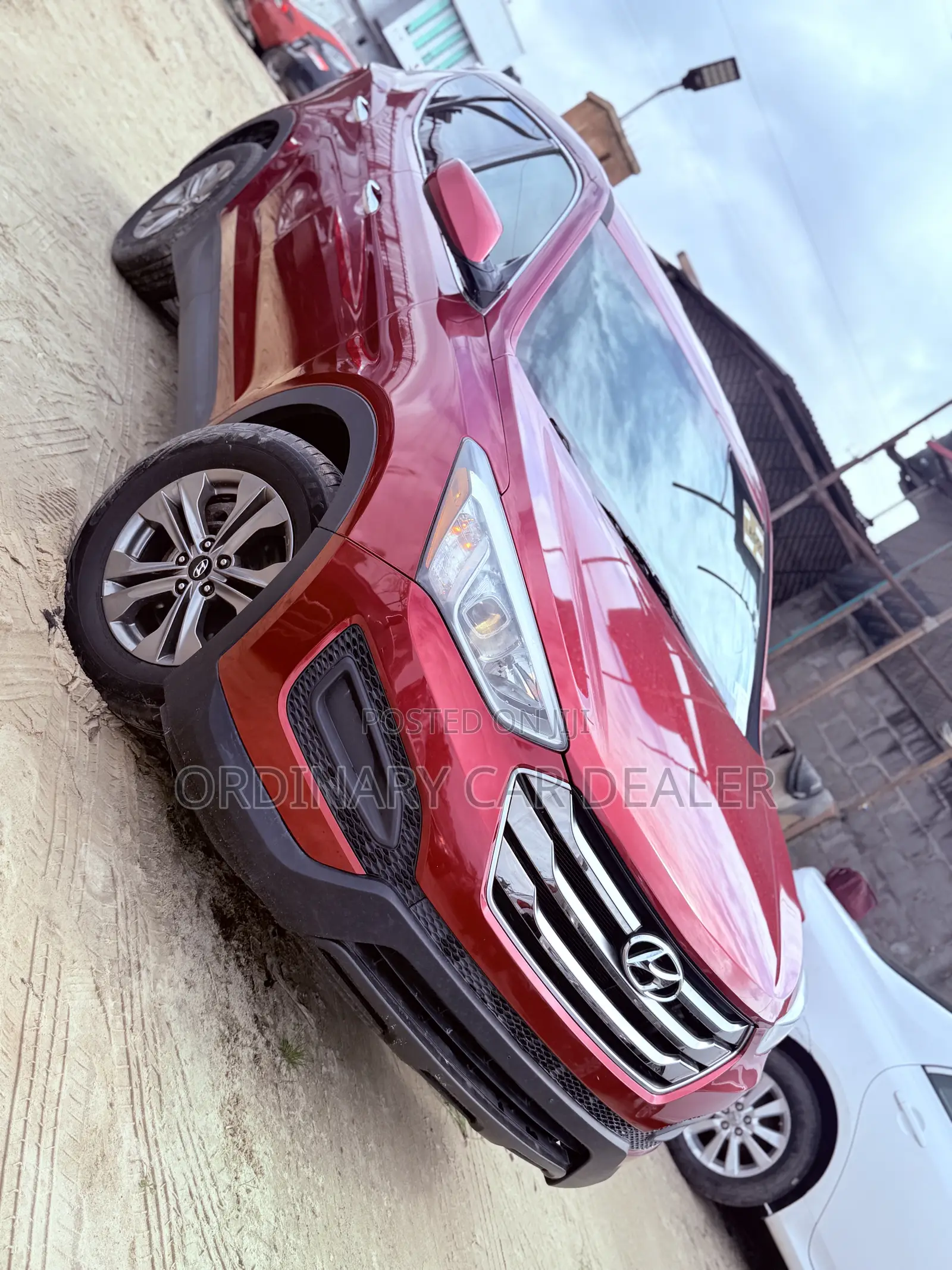 Hyundai Santa Fe SE AWD 2016 Red