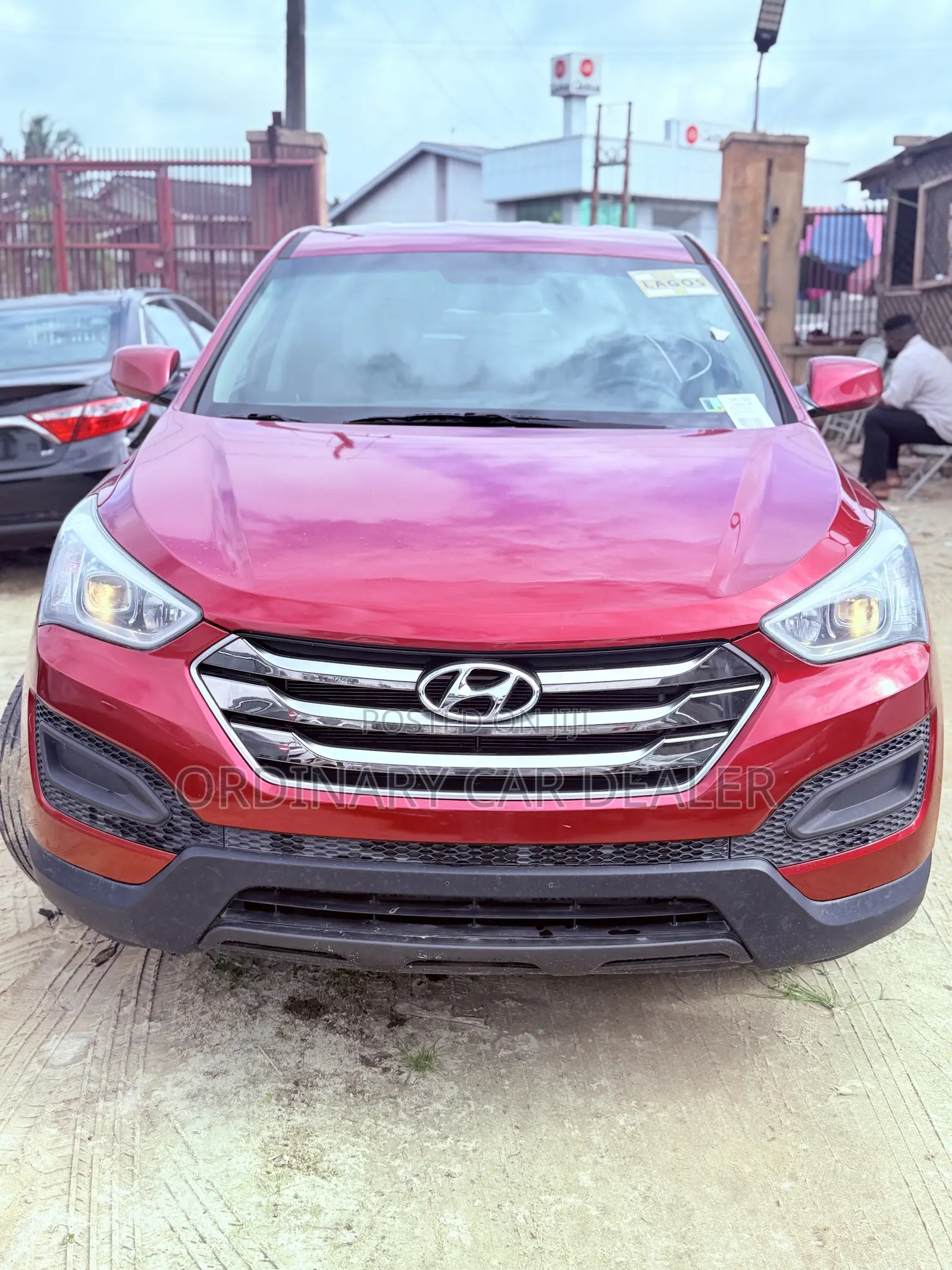 Hyundai Santa Fe SE AWD 2016 Red