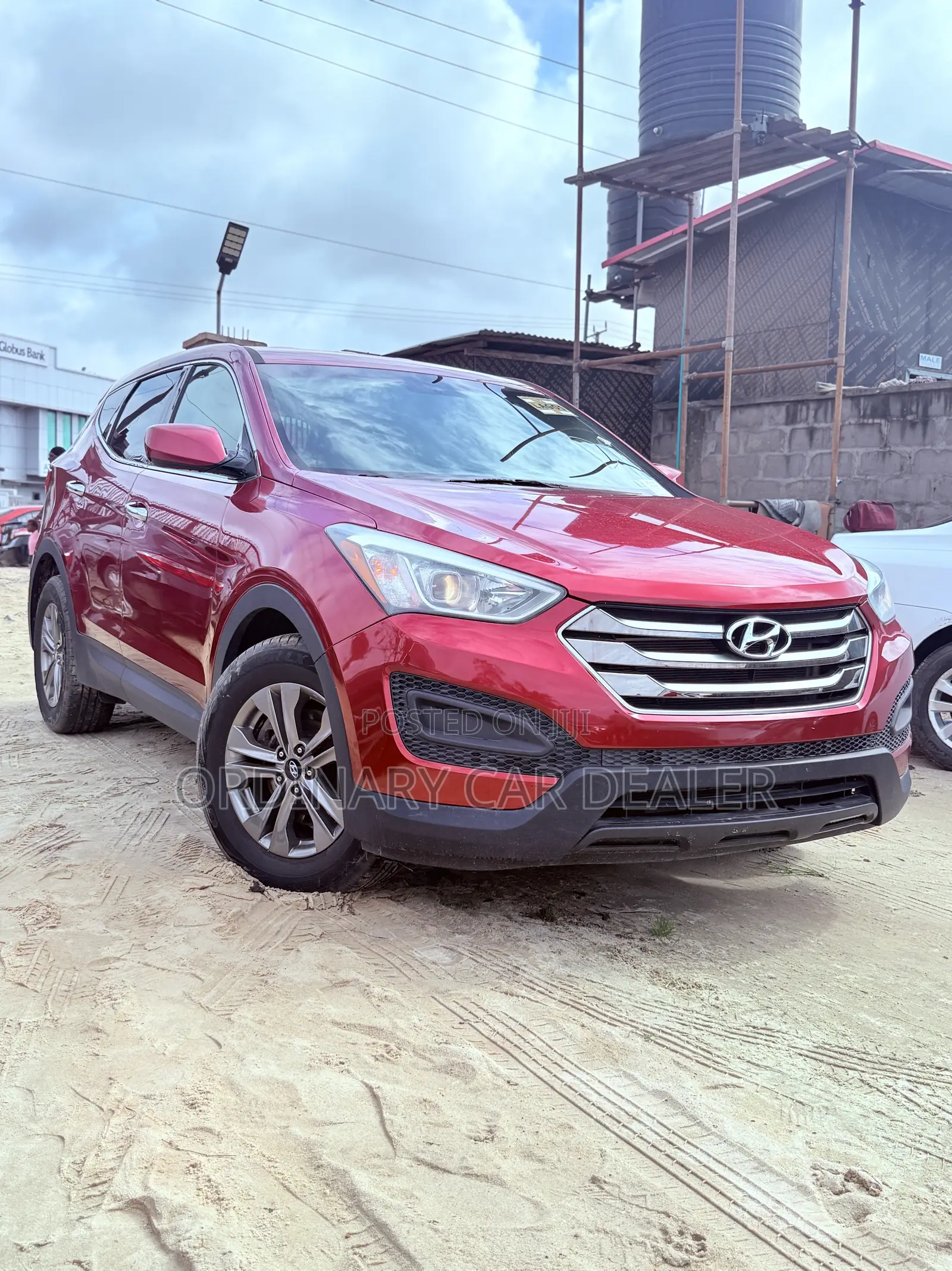Hyundai Santa Fe SE AWD 2016 Red