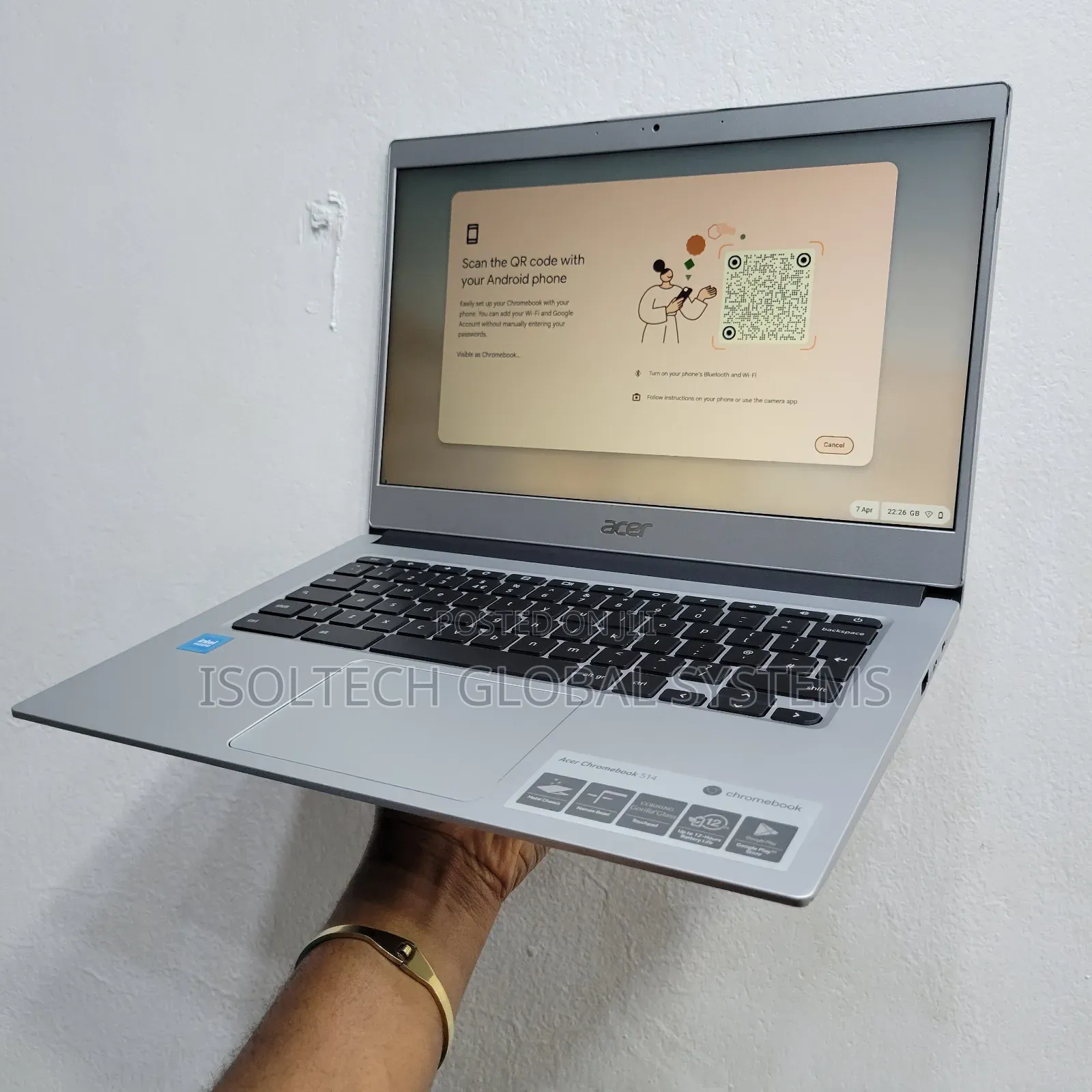 Laptop Acer Chromebook 514 4GB Intel SSD 60GB