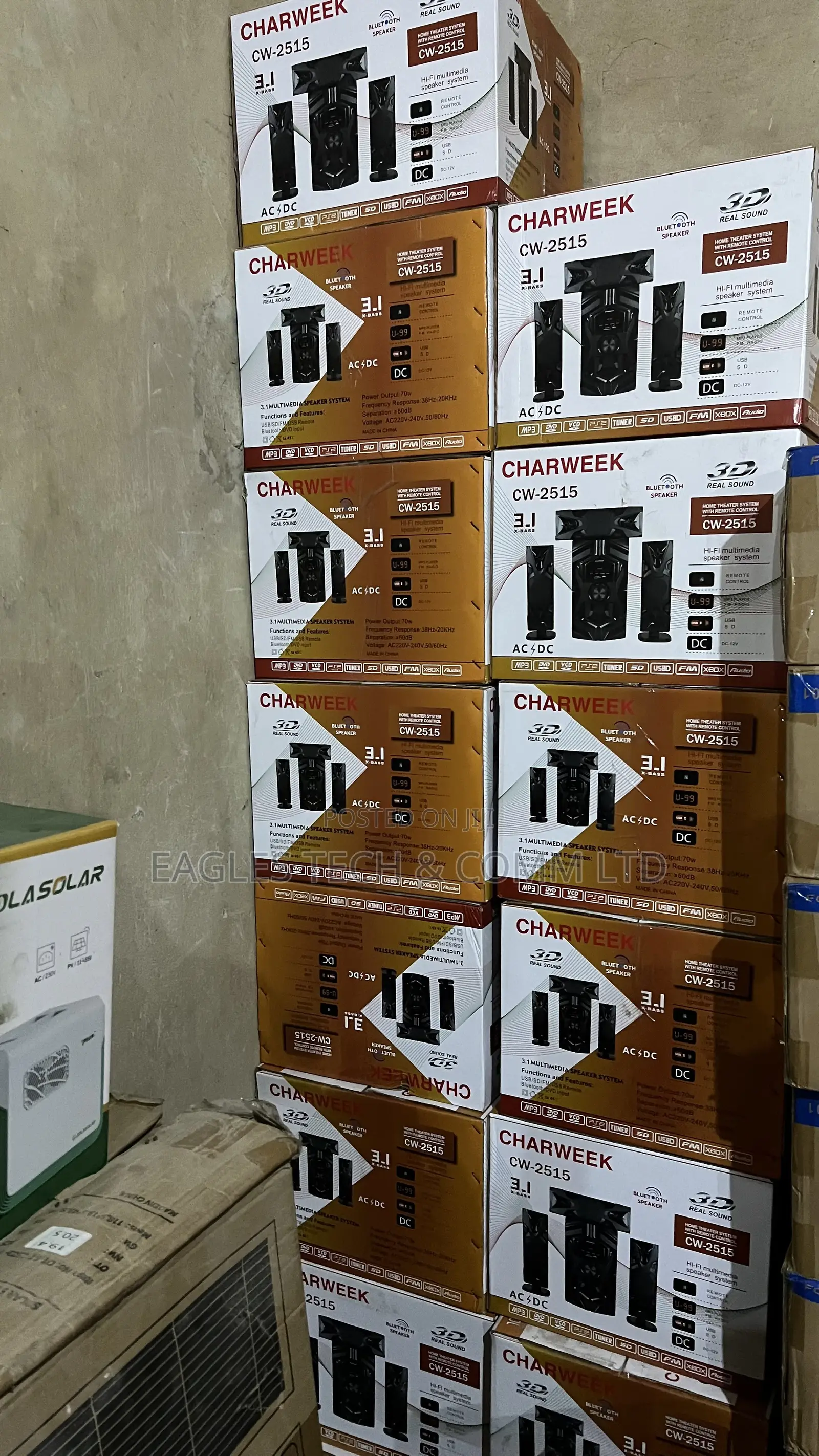 Charweek Sound System Cw-2515 With Heavy Bass