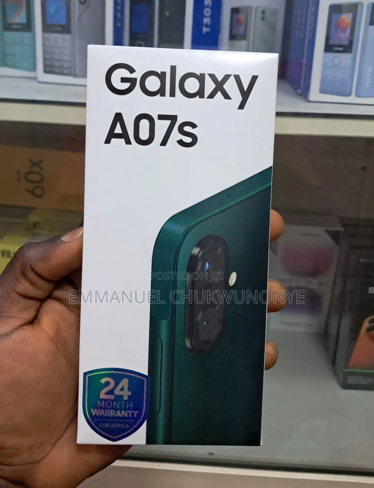 New Samsung Galaxy A07s 64 GB Black