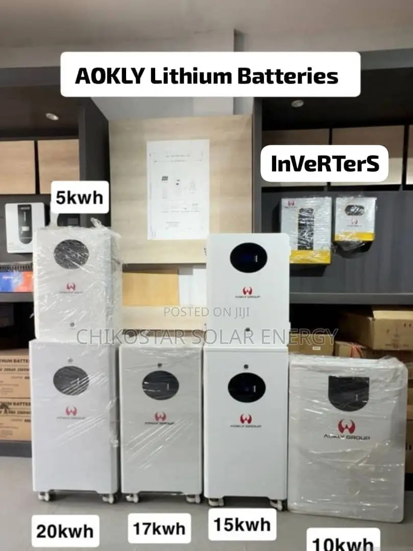 Aokly Group 5.12kWh 48V 100Ah Wall-Mounted LiFePO4 Lithium Battery