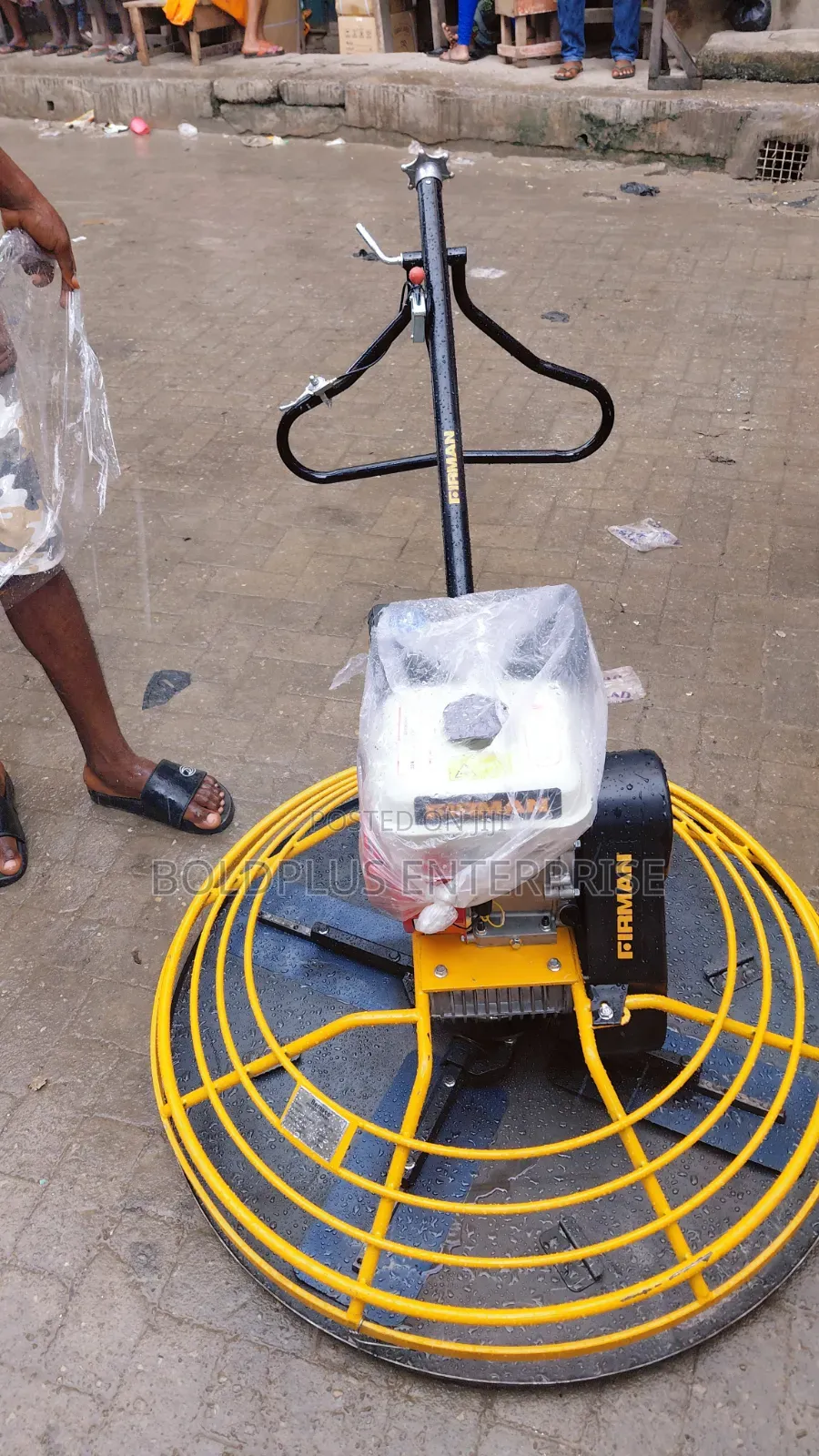 Gasoline 14 Inches Power Trowel Machine