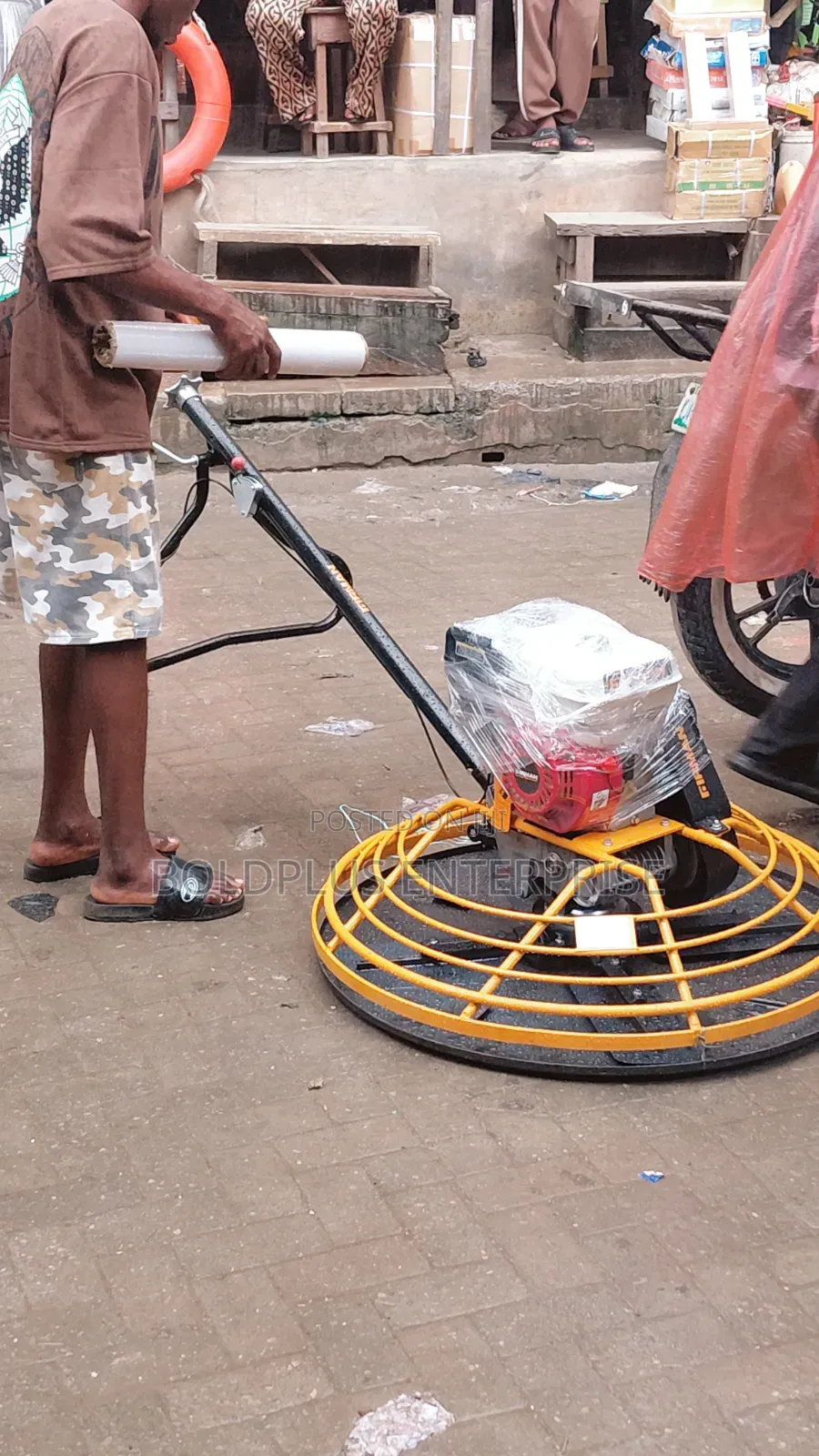 Gasoline 14 Inches Power Trowel Machine