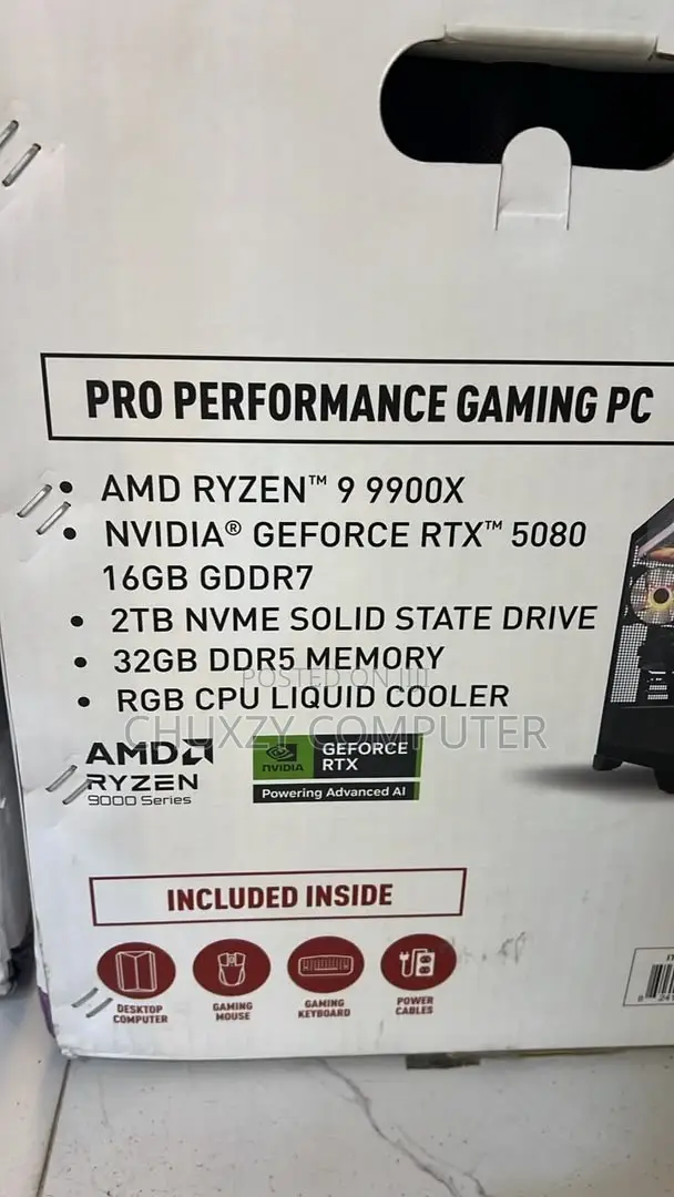 New Desktop Computer MSI Gaming 27 6QE 32GB AMD Ryzen 9 SSD 2T