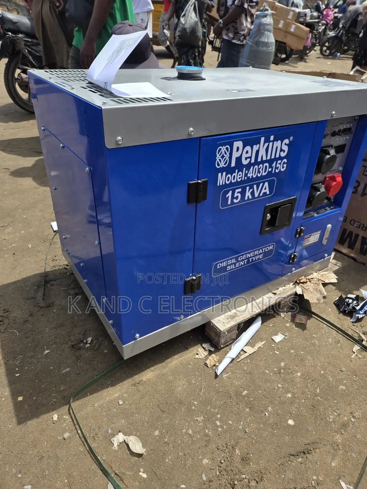 Perkins 15kVA Diesel Soundproof Generator 3face – Strong Reliable