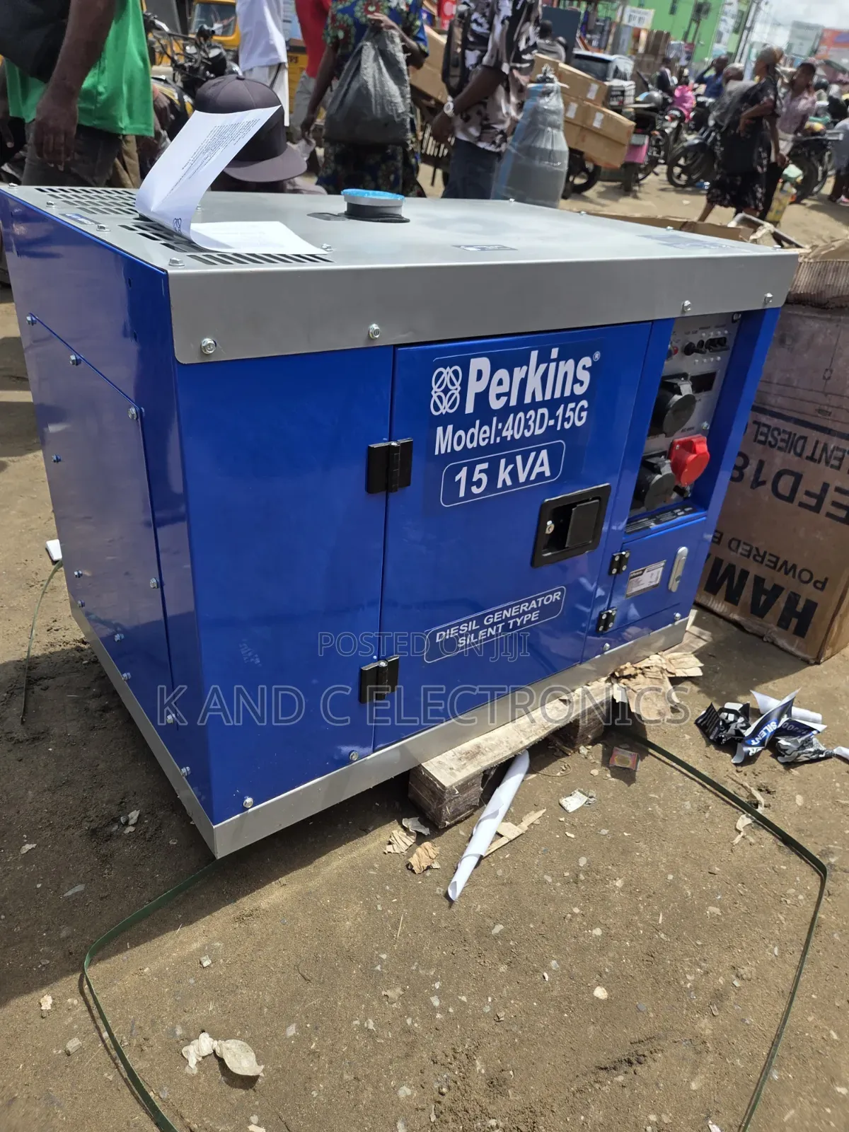 Perkins 15kVA Diesel Soundproof Generator 3face – Strong Reliable