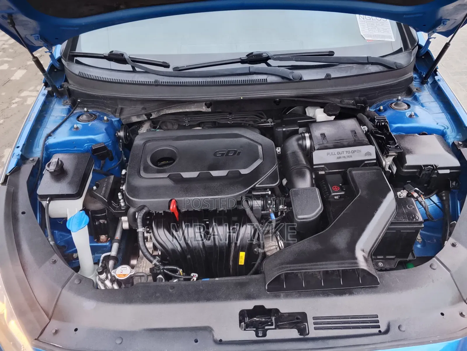 Hyundai Sonata Sport 2.0T Sedan FWD (2.0L 4cyl 6A) 2017 Blue