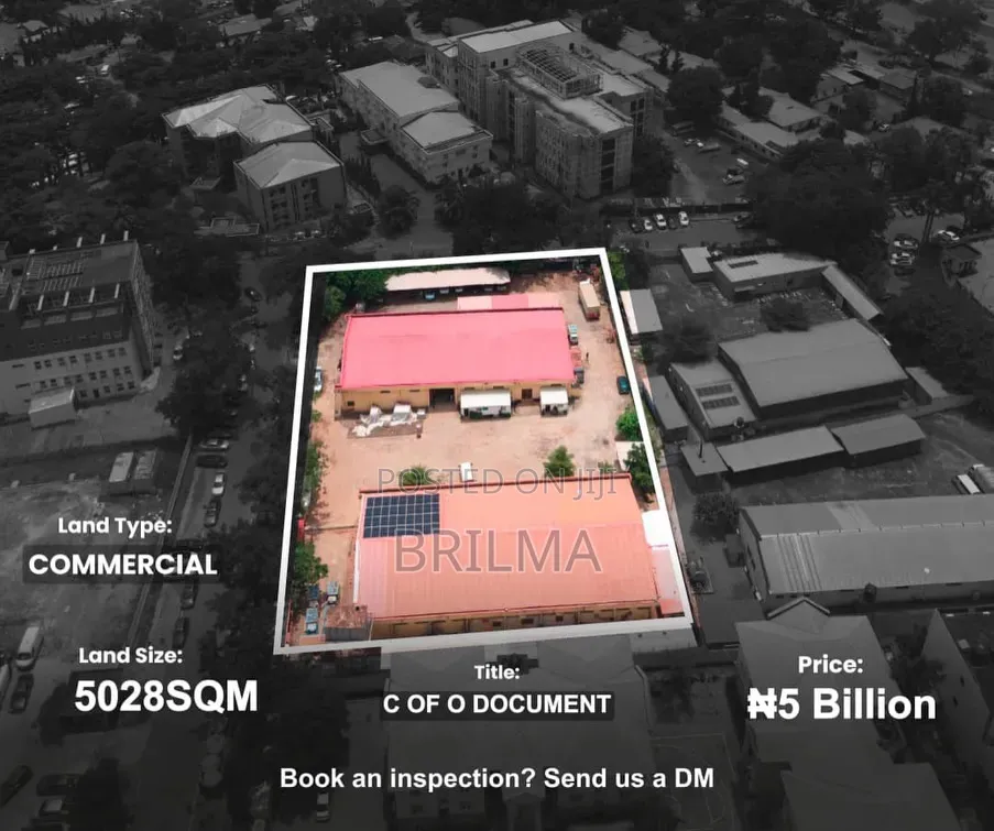 5028 SQM Land in Wuse Zone 5 for Sale