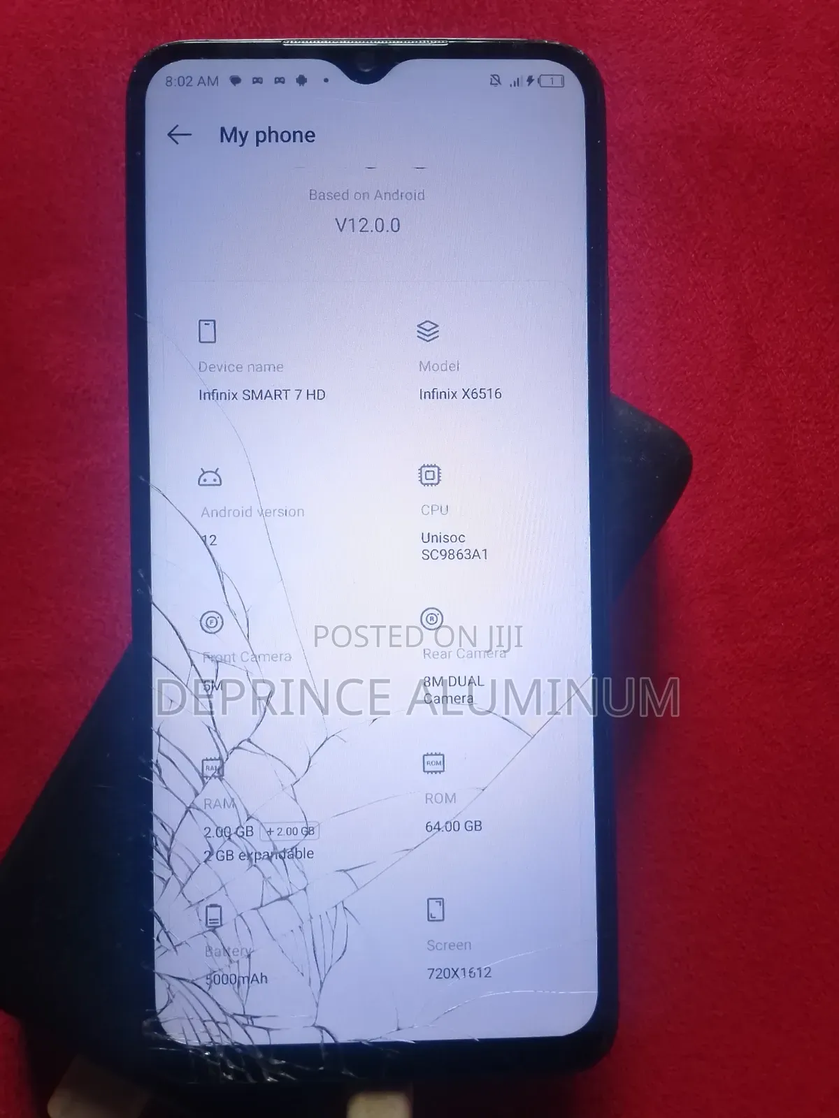 Infinix Smart 7 HD 64 GB Black