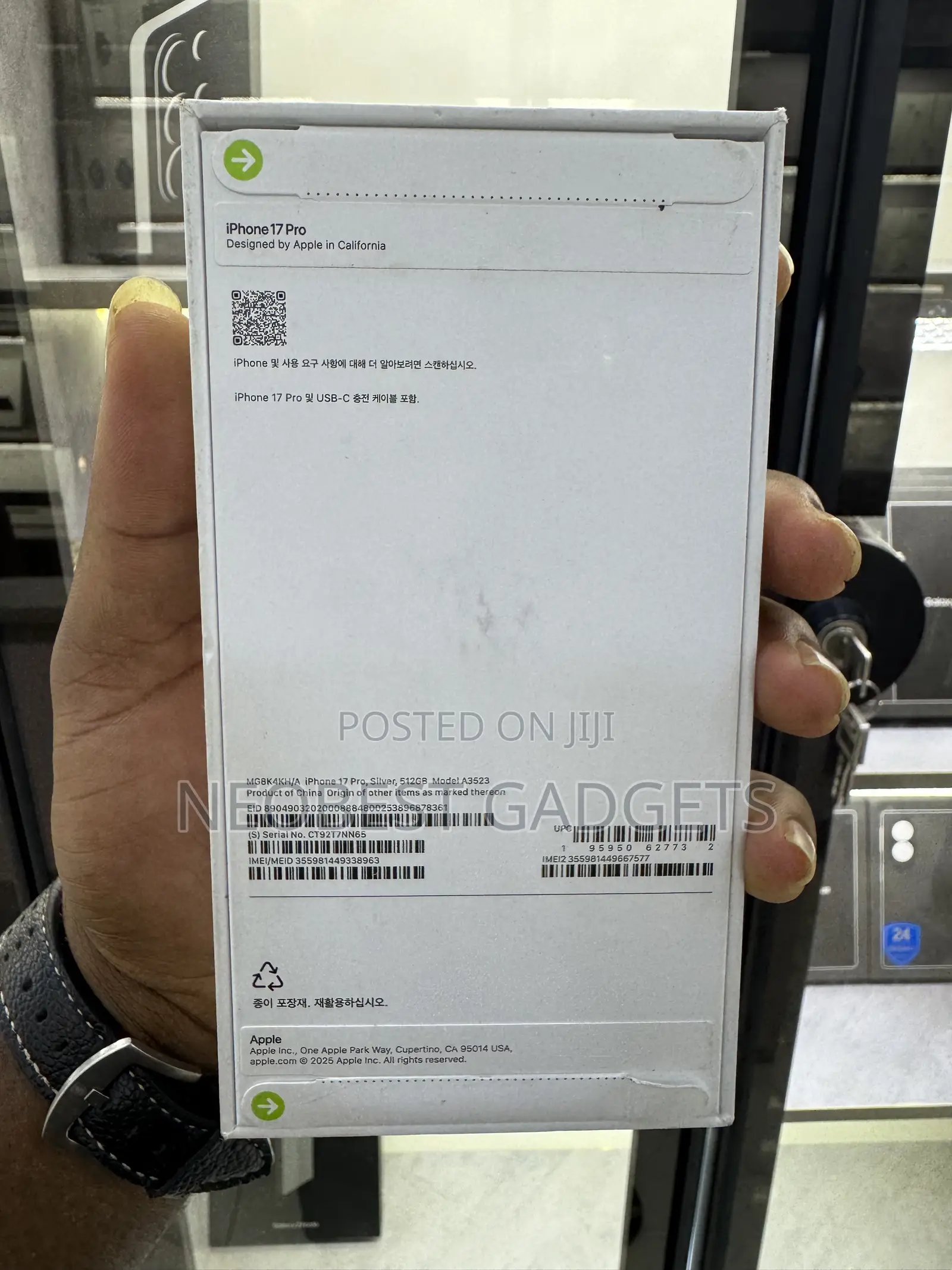 New Apple iPhone 17 Pro 512 GB Silver