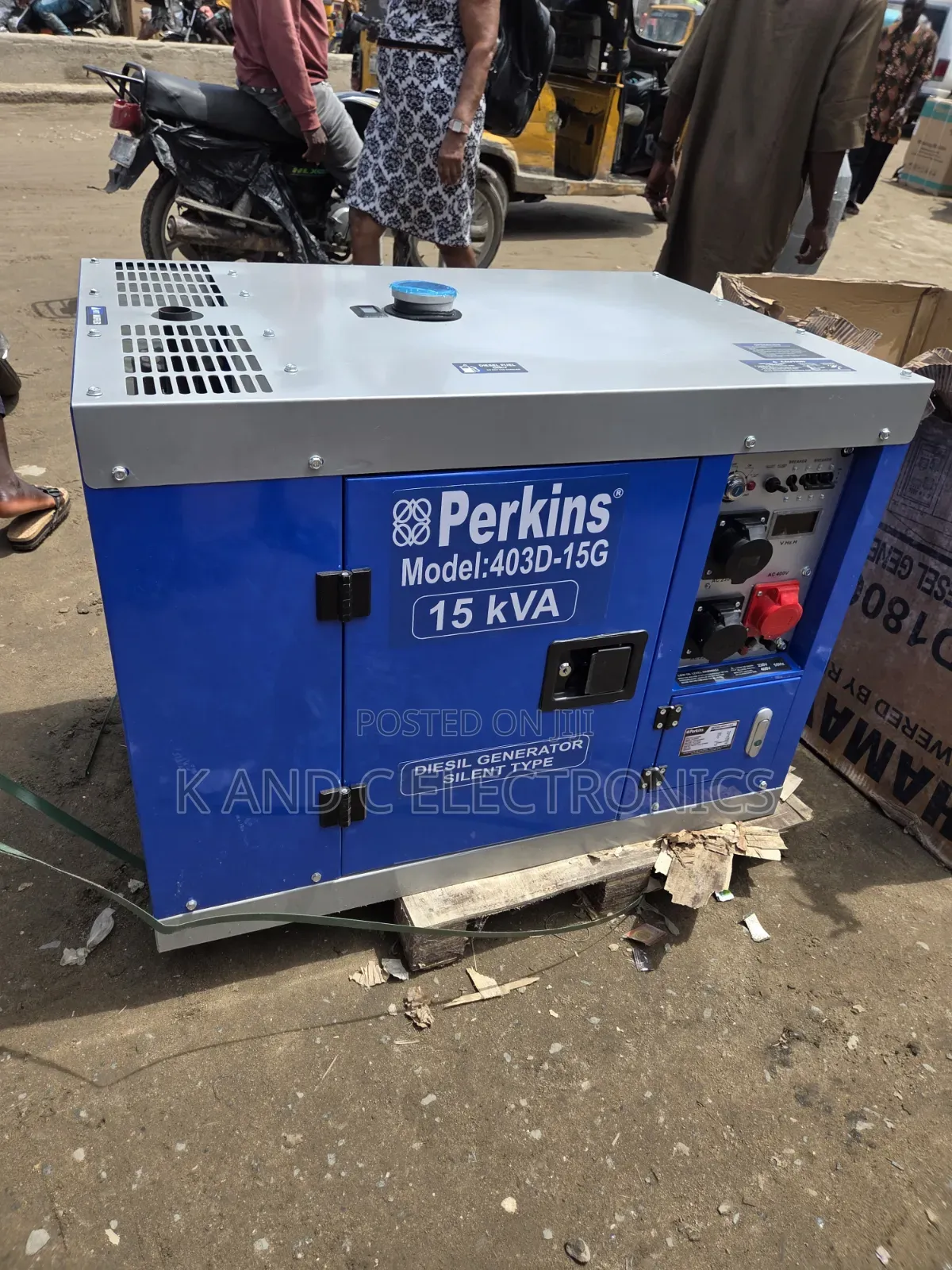 Premium Quality Perkins 15kVA Soundproof Diesel Gen 3face 100%COPPER