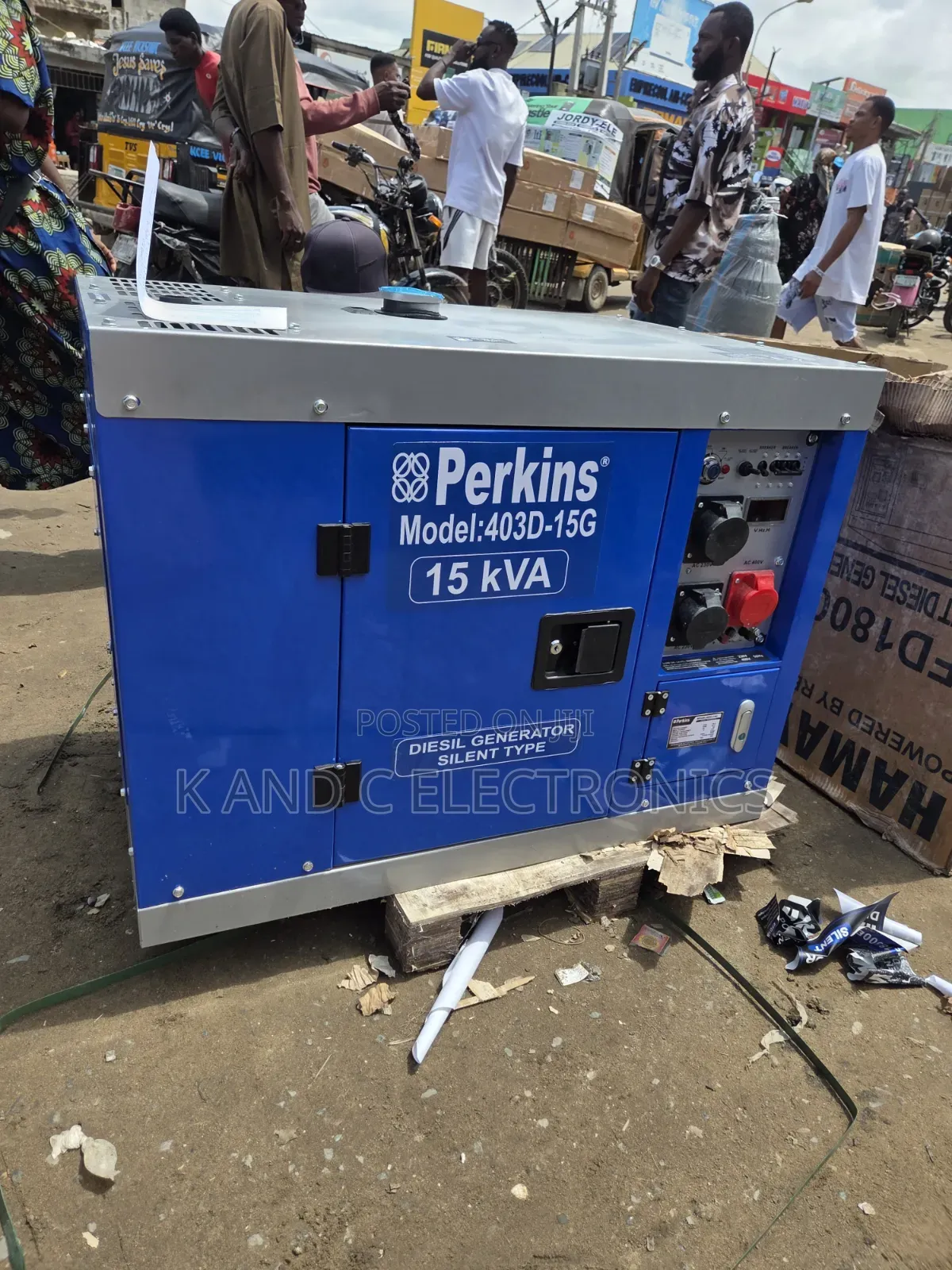 Perkins 15kVA Diesel Soundproof Generator 3face – Premium Power