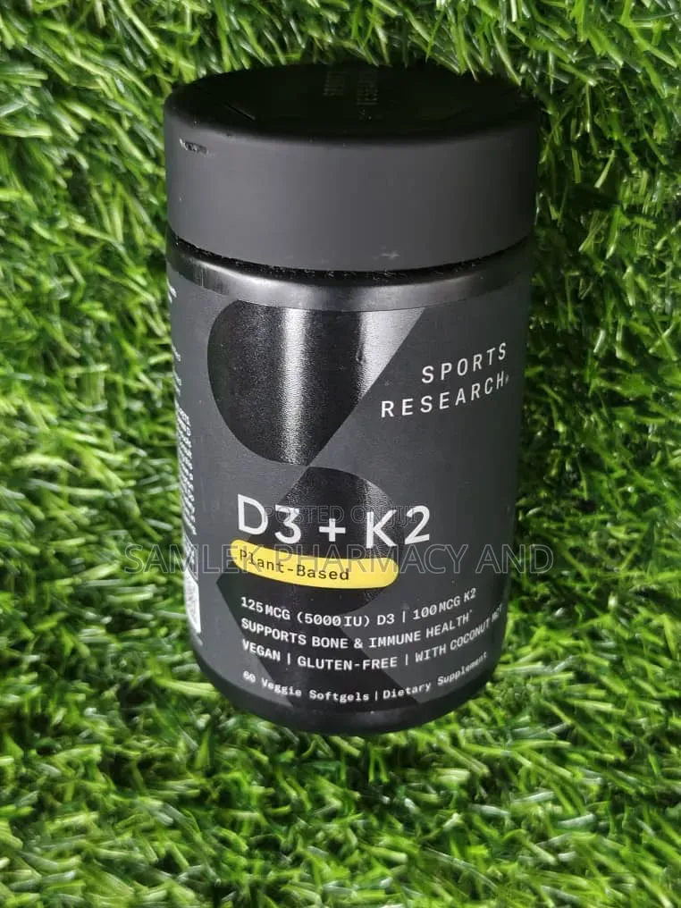 Sports Research Vit D3 as Mk7 Wit Coconut Oil Plant Based