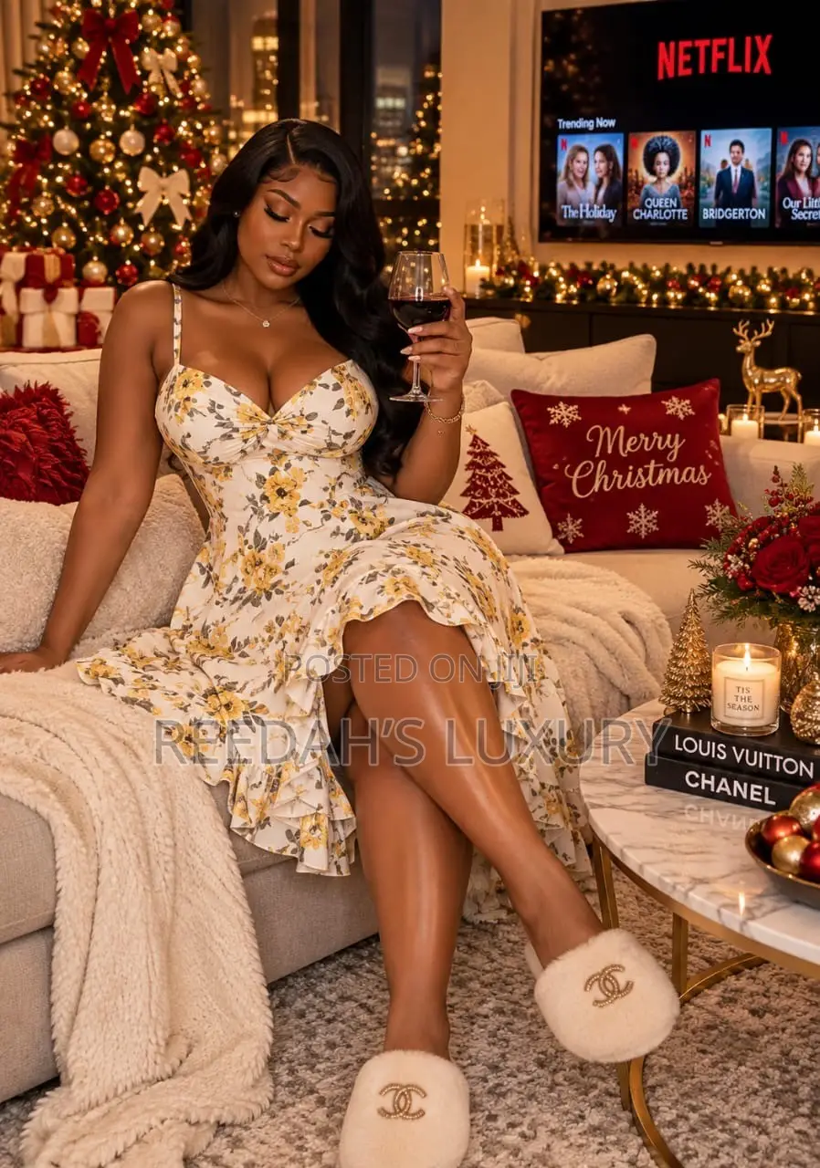 Floral Ruffle Nightgown