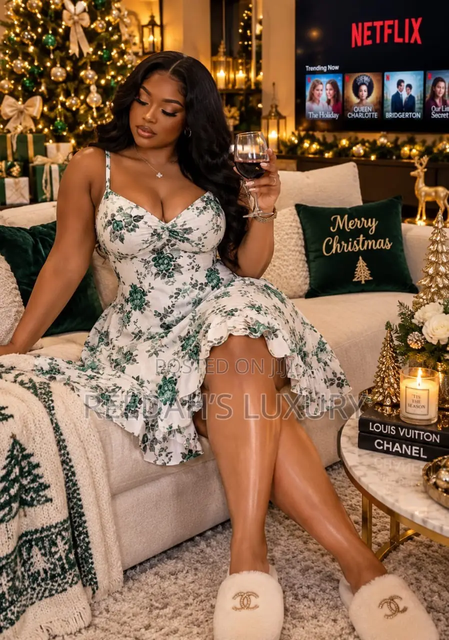 Floral Ruffle Nightgown