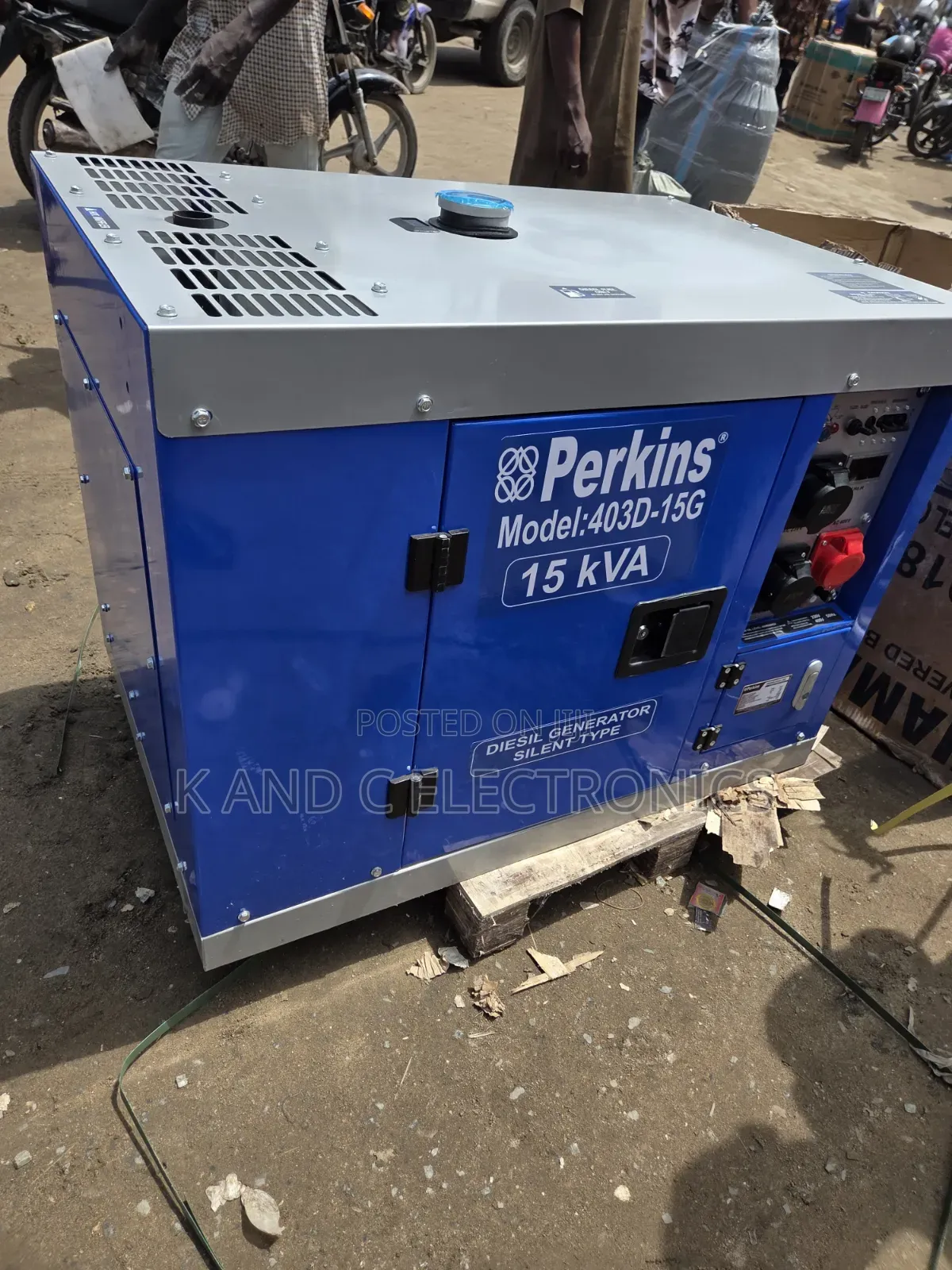 Efficient Perkins 15kVA Three-Phase Diesel Power Generator