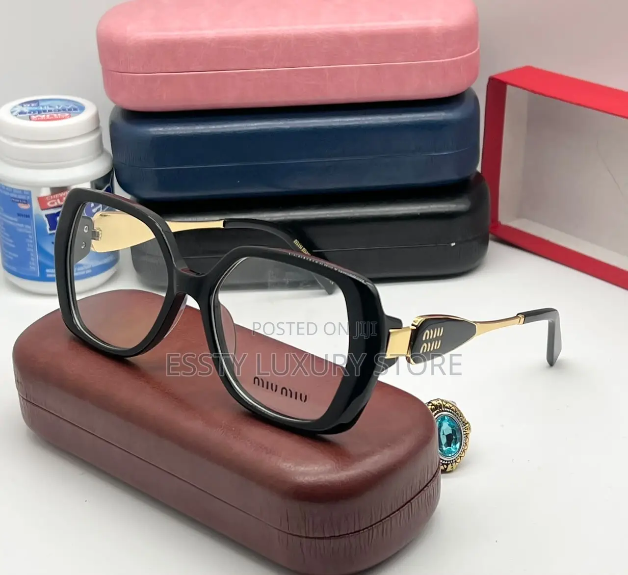 Quality Luxury Miu Miu Female Glasses
