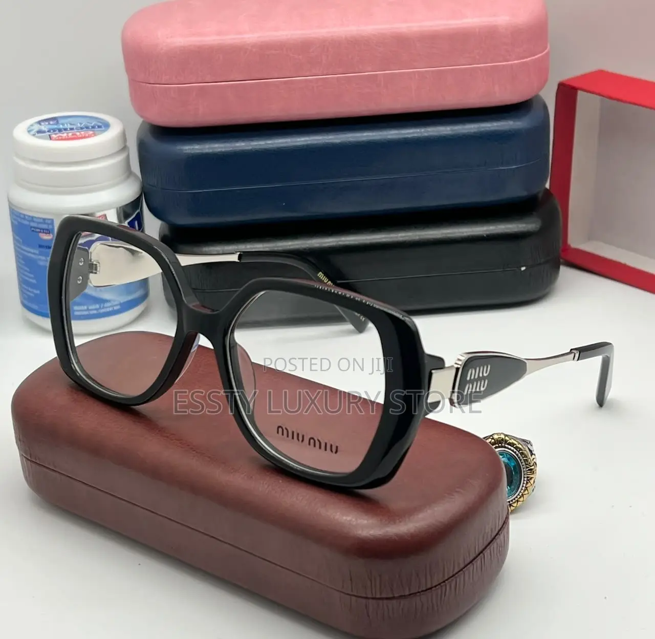 Quality Luxury Miu Miu Female Glasses