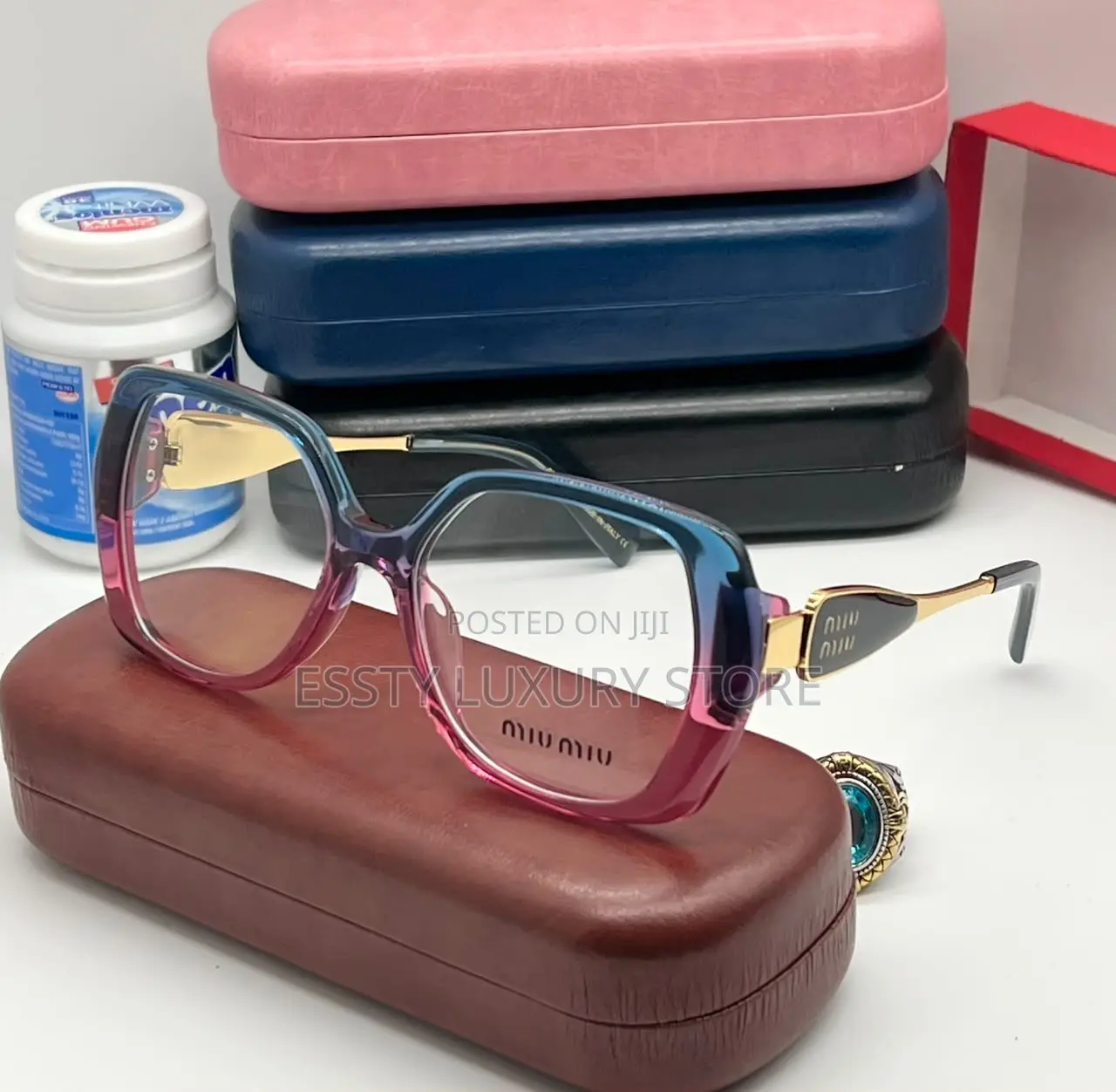 Quality Luxury Miu Miu Female Glasses