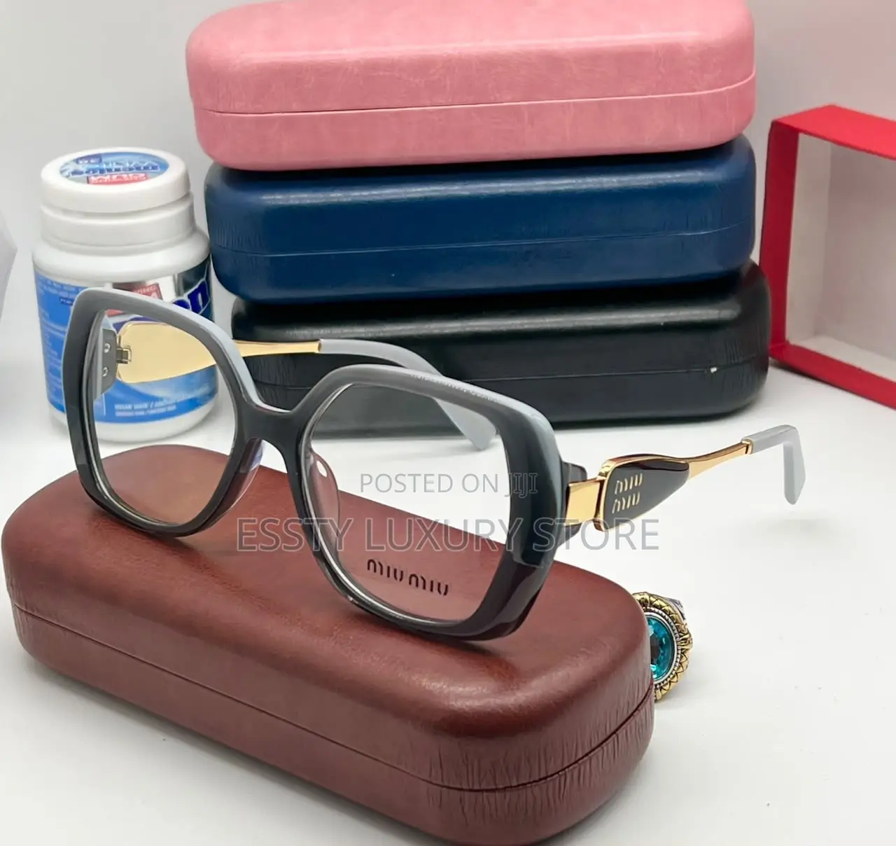 Quality Luxury Miu Miu Female Glasses