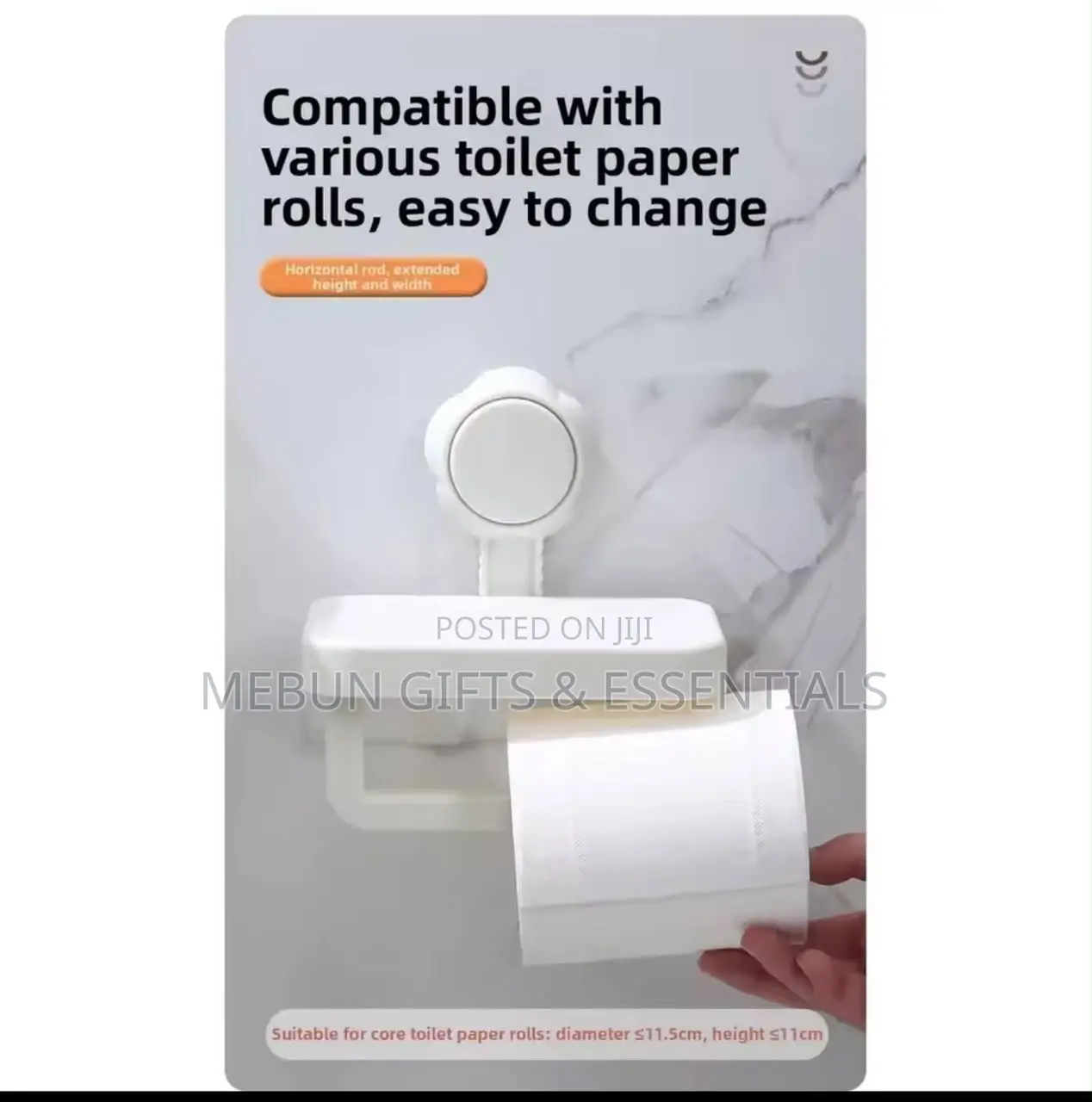 Toilet Tissue Holder With Shelf