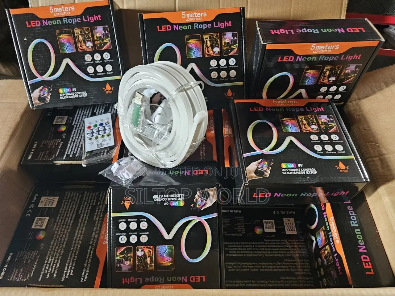 5 Meters LED Neon Rope Light + Remote Control