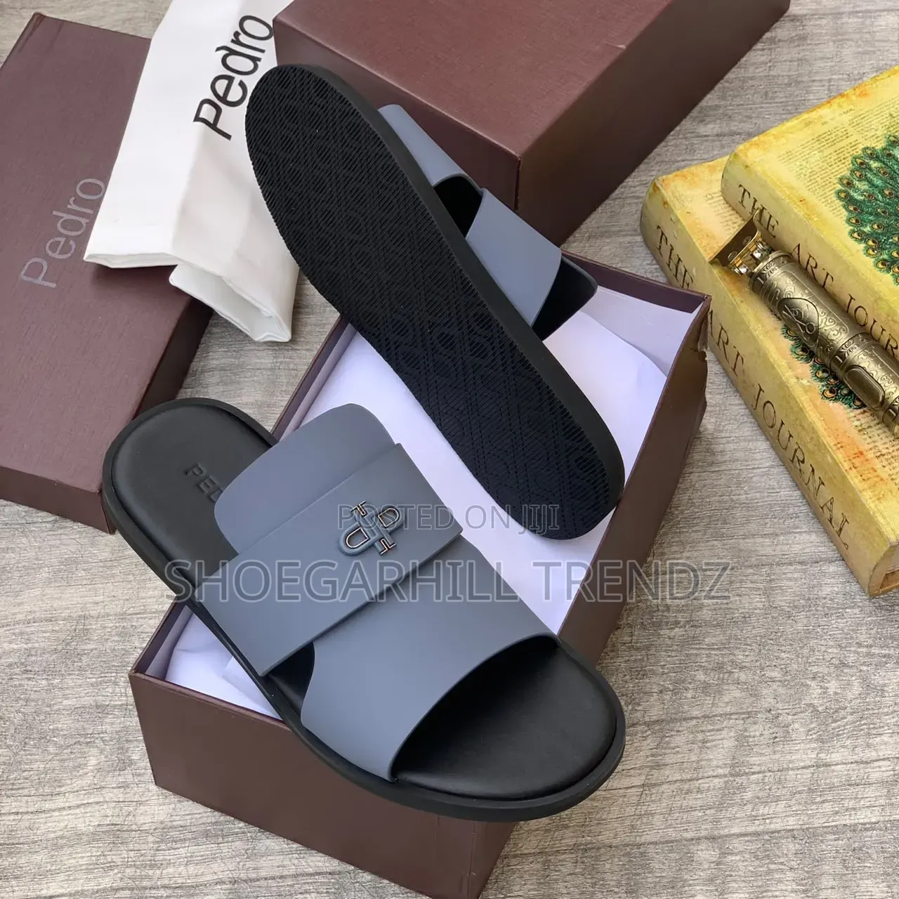 Quality Men Pedro Palm Slippers