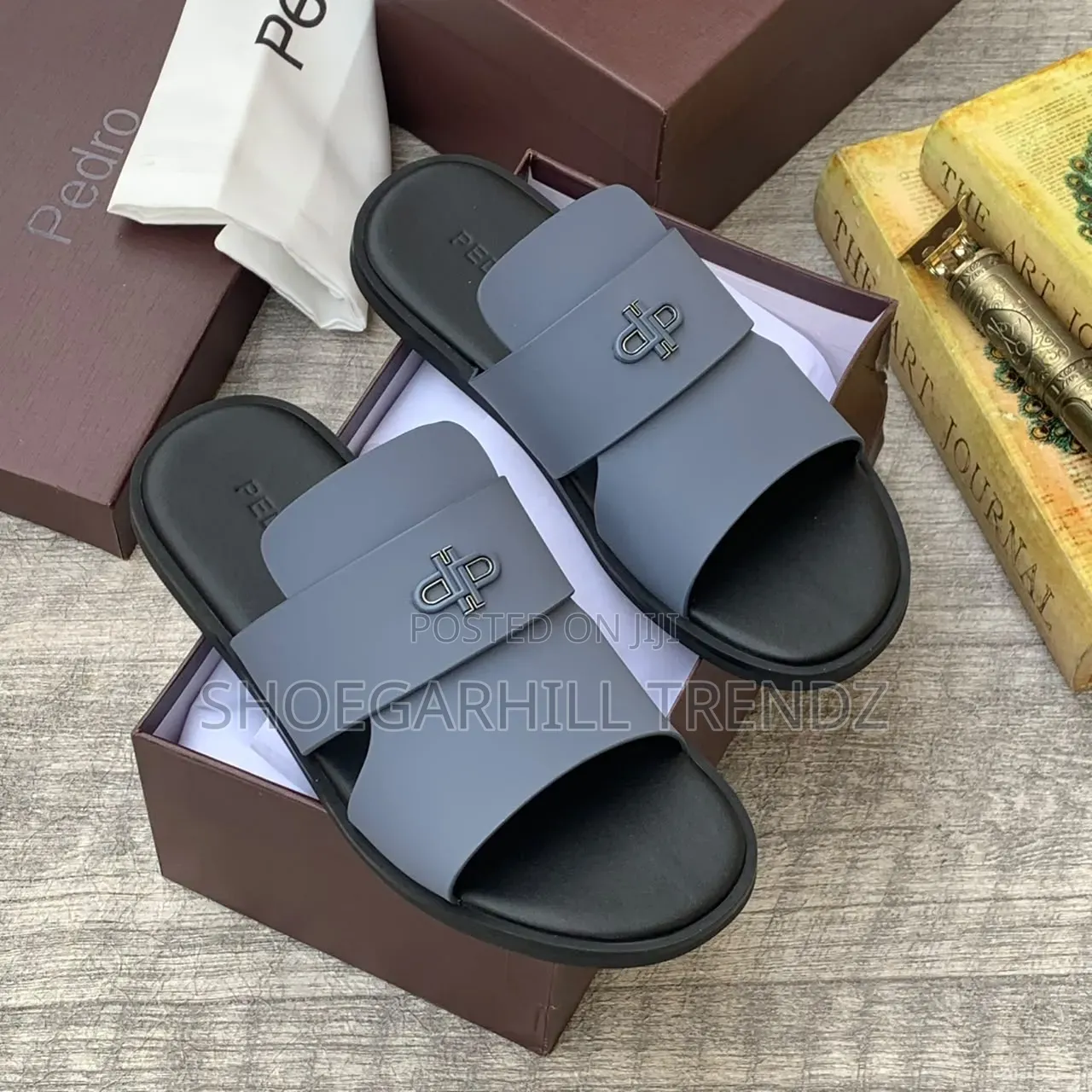 Quality Men Pedro Palm Slippers
