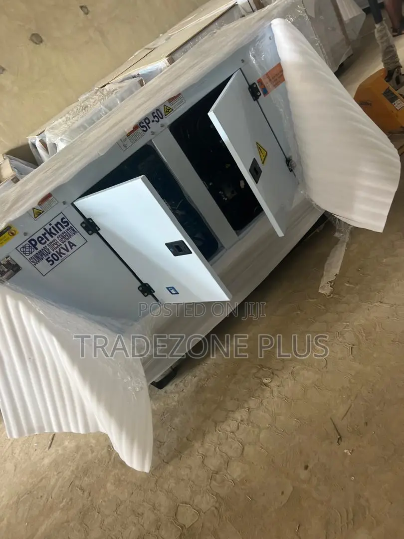 50KVA Silent Perkins Generator – Great Power Output