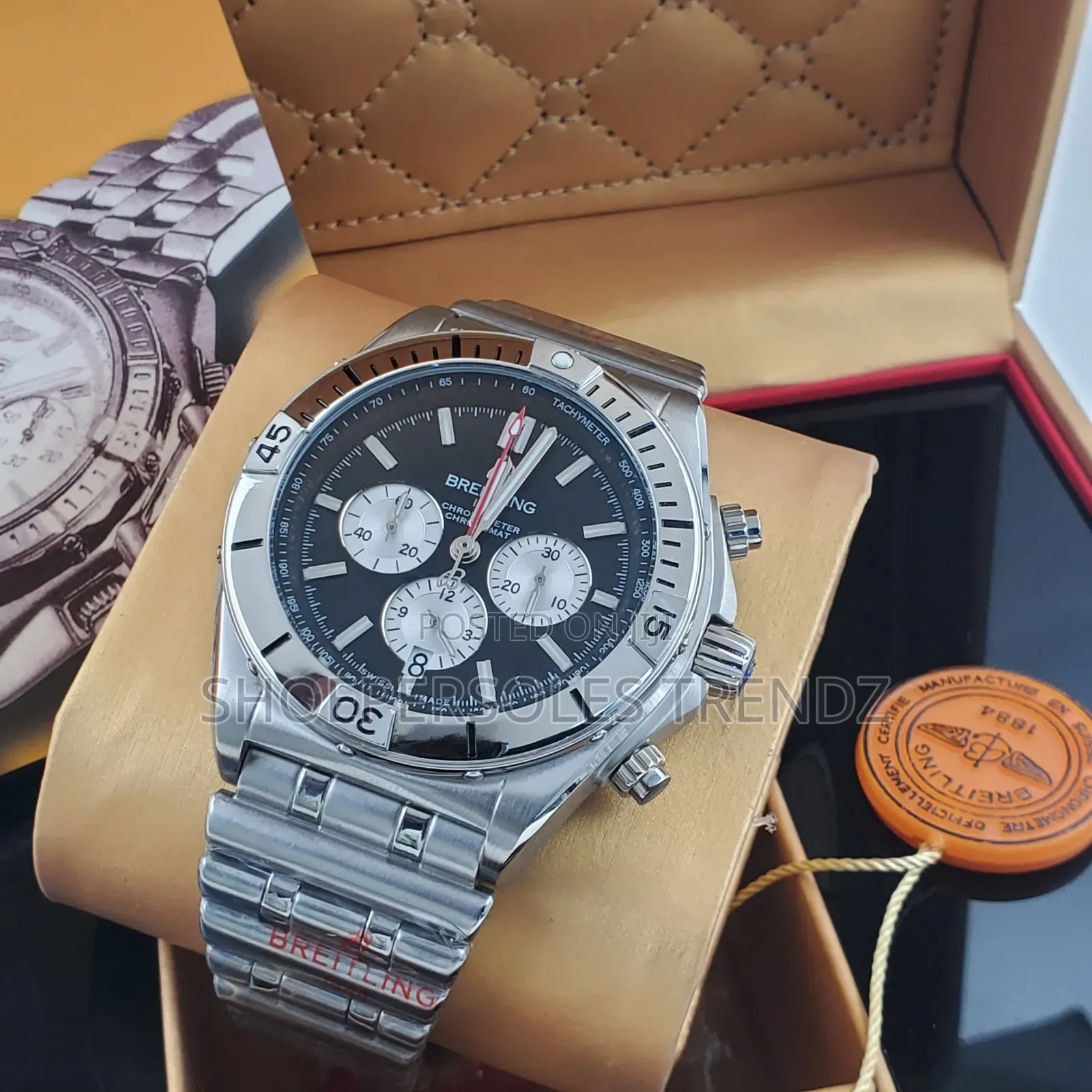 Breitling Chain Wristwatches in Variety of Face Designs