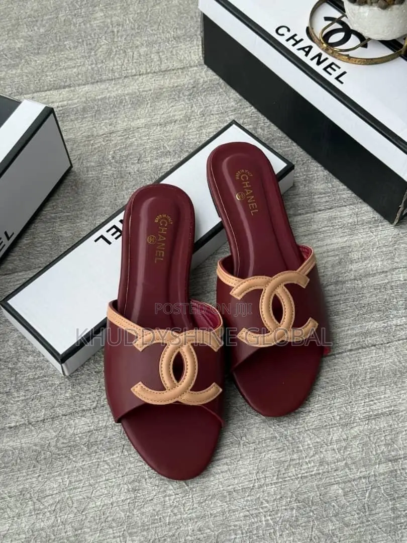 Hanel Luxury Slippers Size::37-38-39-40-41-42 Nude Pink Black and Wine