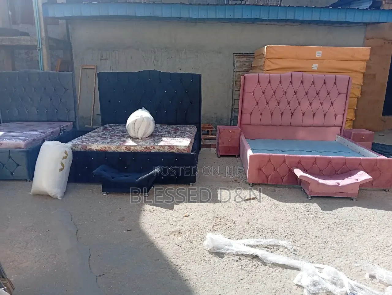 6/6 Standard Upholstery Paded Bed Frame