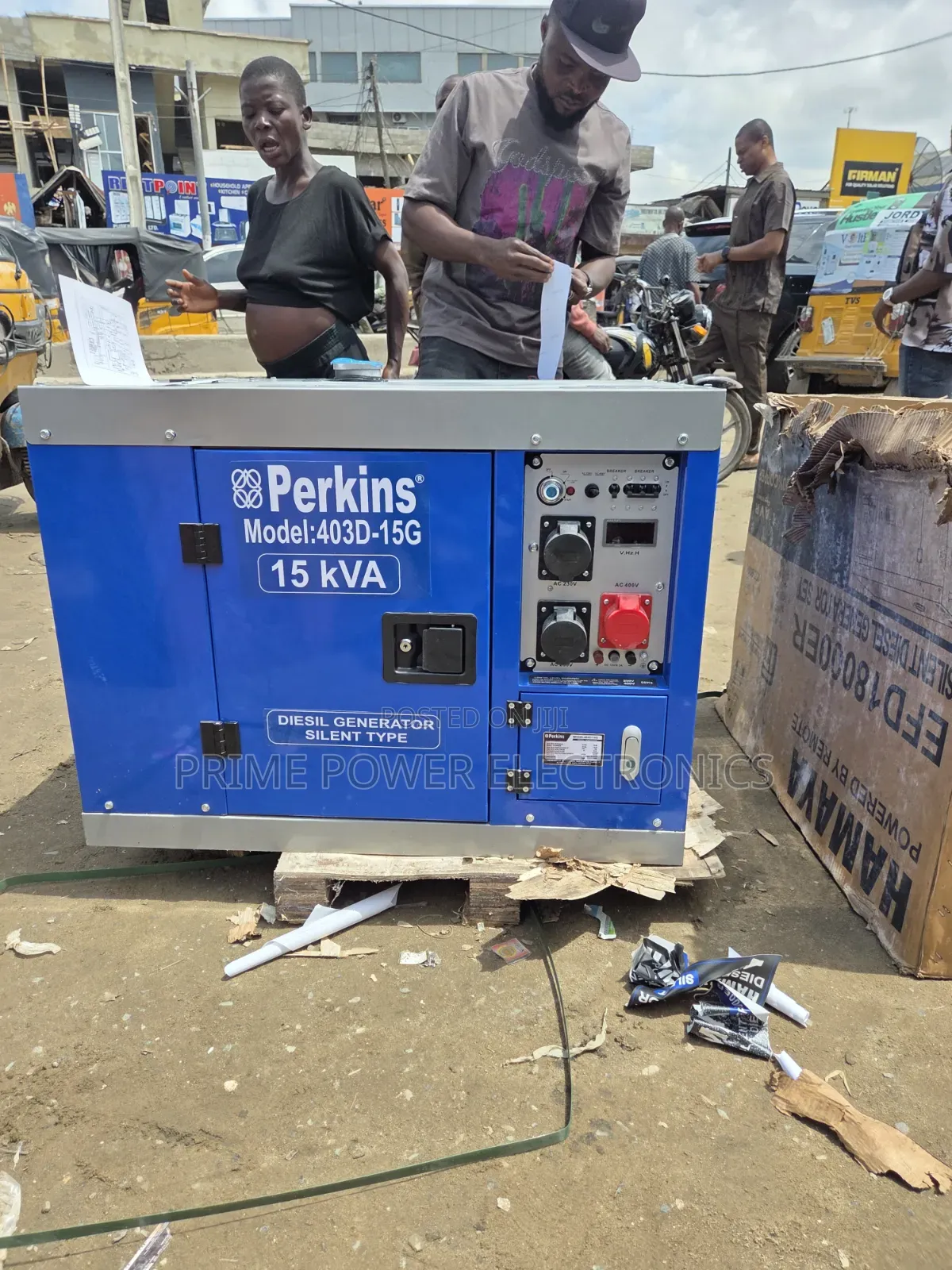 Brand New Perkins 15kVA Three-Phase Soundproof Diesel Generator