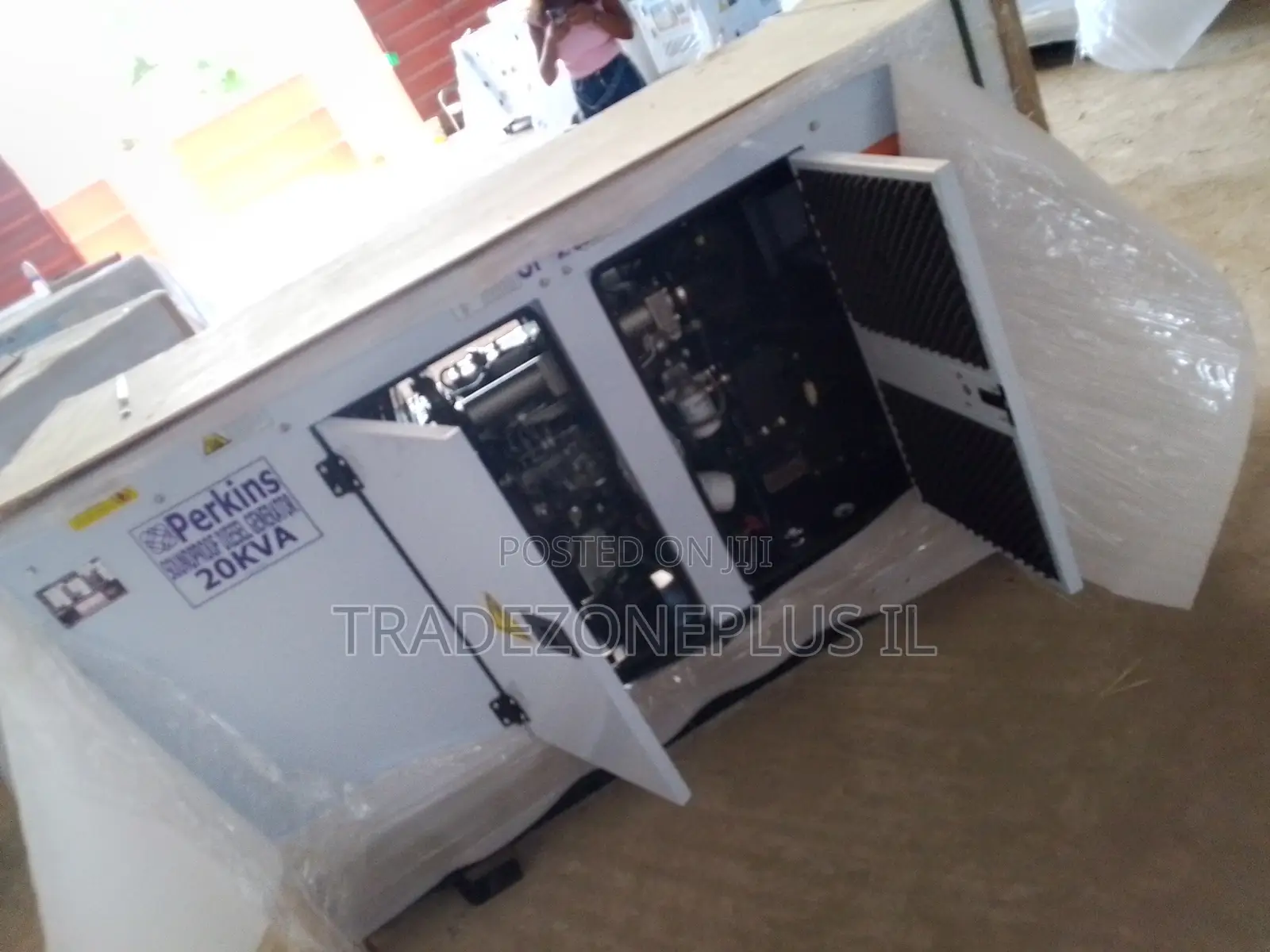 Perkins 20KVA Generator With Noise-Reducing Canopy