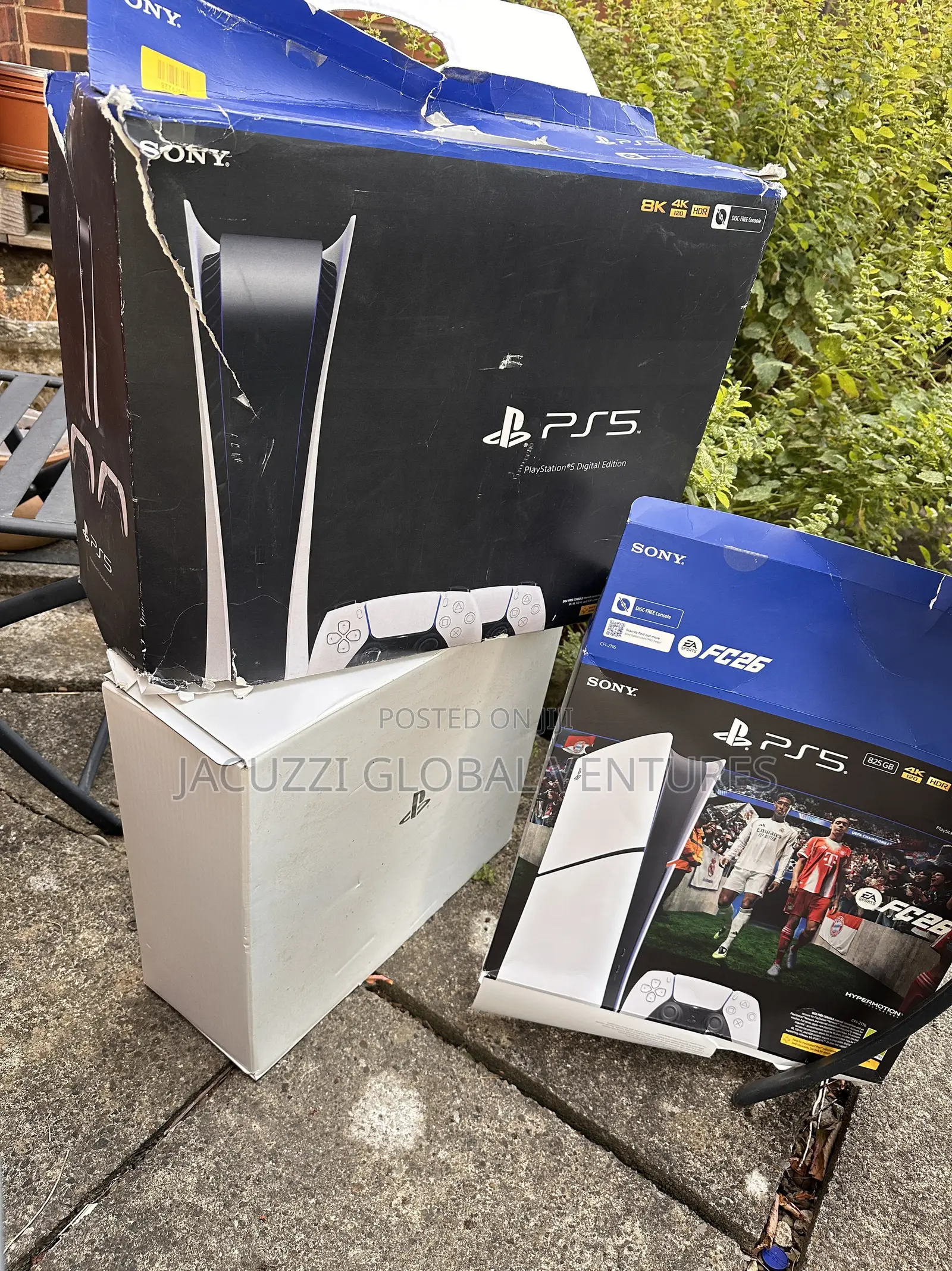 Uk Used Ps5 Slim Digital With 12 Games